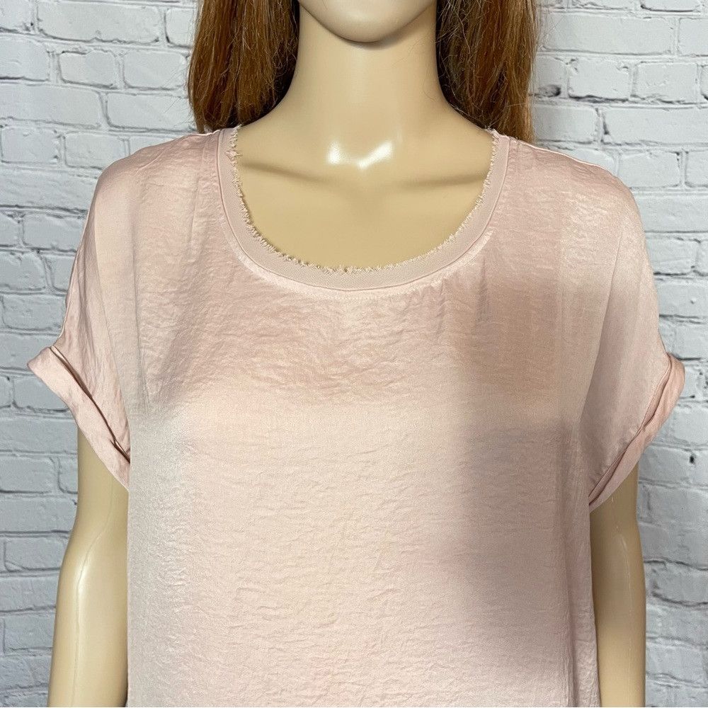 Other New Violet & Claire Short Sleeve Pale Pink Blouse Size L Size L / US 10 / IT 46 - 2 Thumbnail