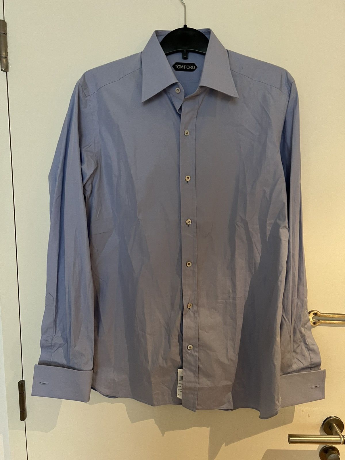 Tom Ford TOM FORD Dress Shirt cotton shirt 40 15.3/4 Blue Size US M / EU 48-50 / 2 - 2 Thumbnail