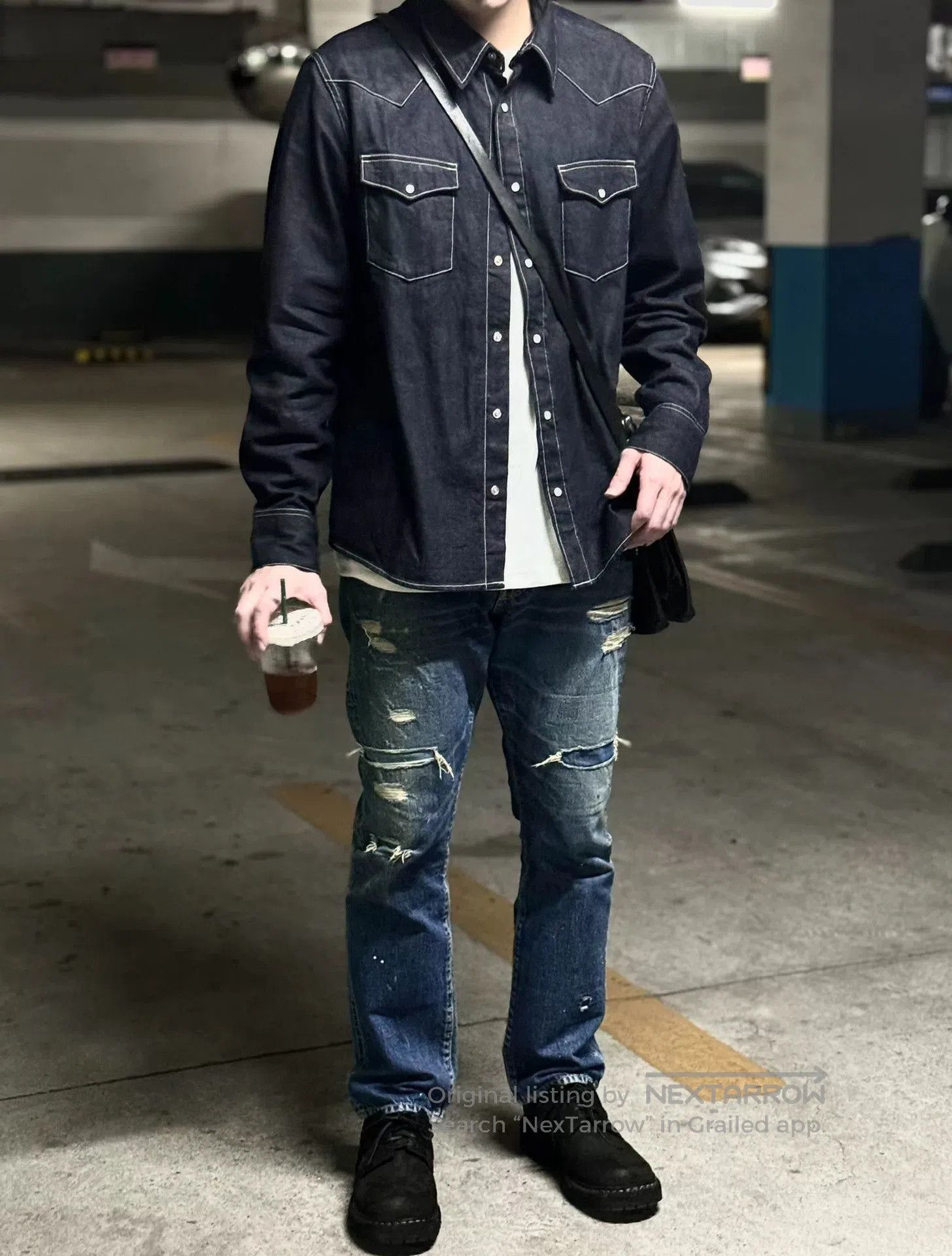 Visvim visvim social sculpture distressed denim pants. Size US 42 / EU 58 - 3 Thumbnail