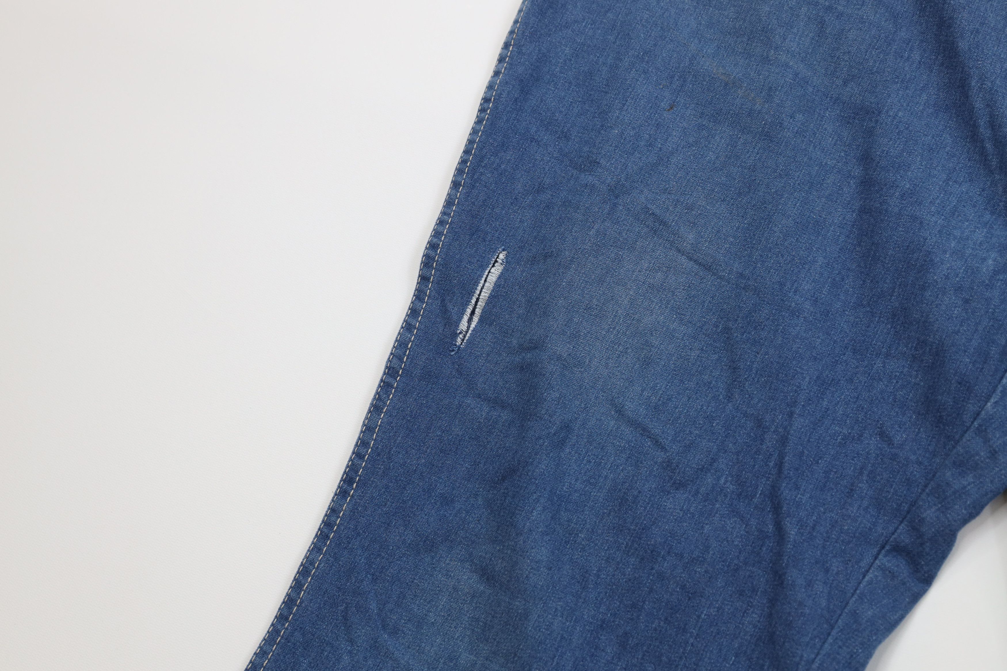 Wrangler Vintage 70s Wrangler Wide Leg Bell Bottoms Jeans Blue USA Size US 42 / EU 58 - 5 Thumbnail