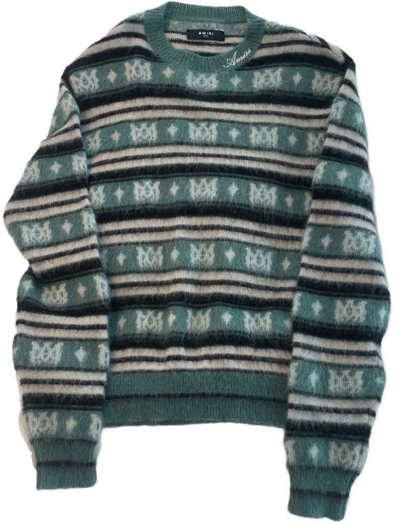 Amiri Amiri Monogram Mohair Sweater Size US S / EU 44-46 / 1 - 1 Thumbnail