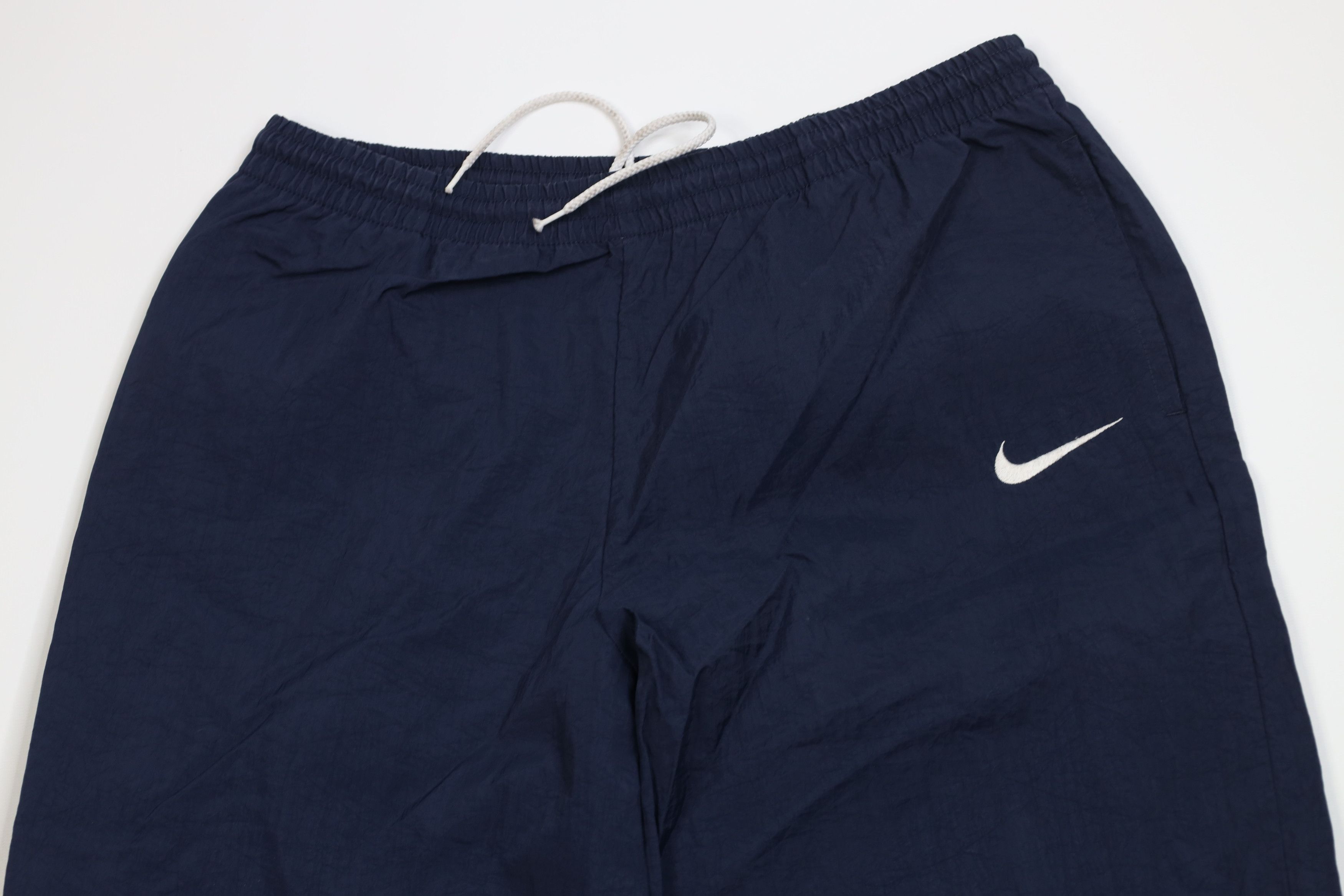 Nike Vintage 90s Nike Mini Swoosh Windbreaker Joggers Pants Blue Size 36" / US 14 / IT 50 - 2 Thumbnail
