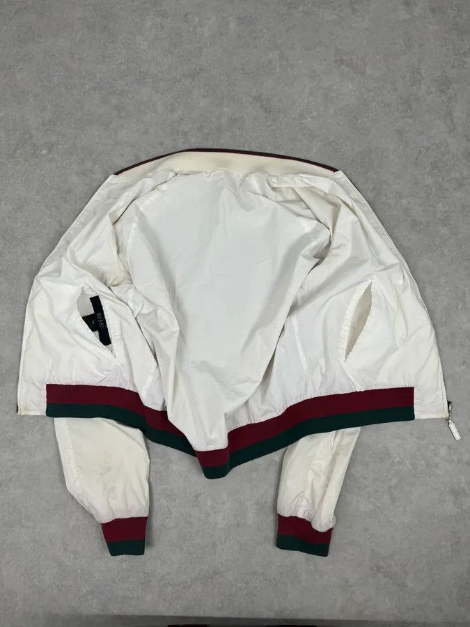 Gucci 2000s Gucci Creamy White Signature Jacket Size US M / EU 48-50 / 2 - 8 Thumbnail