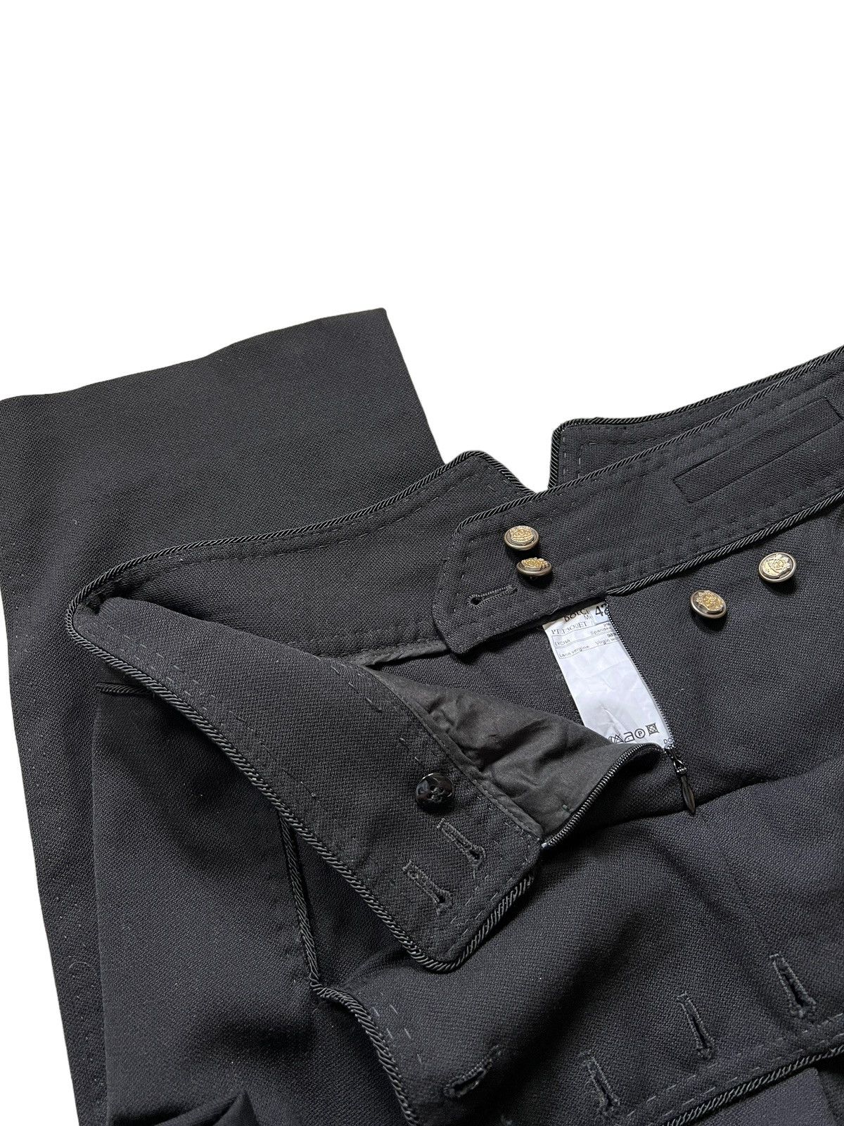 Dolce & Gabbana Dolce & Gabbana US Navy Inspired Wool Pants Size 32" / US 10 / IT 46 - 11 Thumbnail