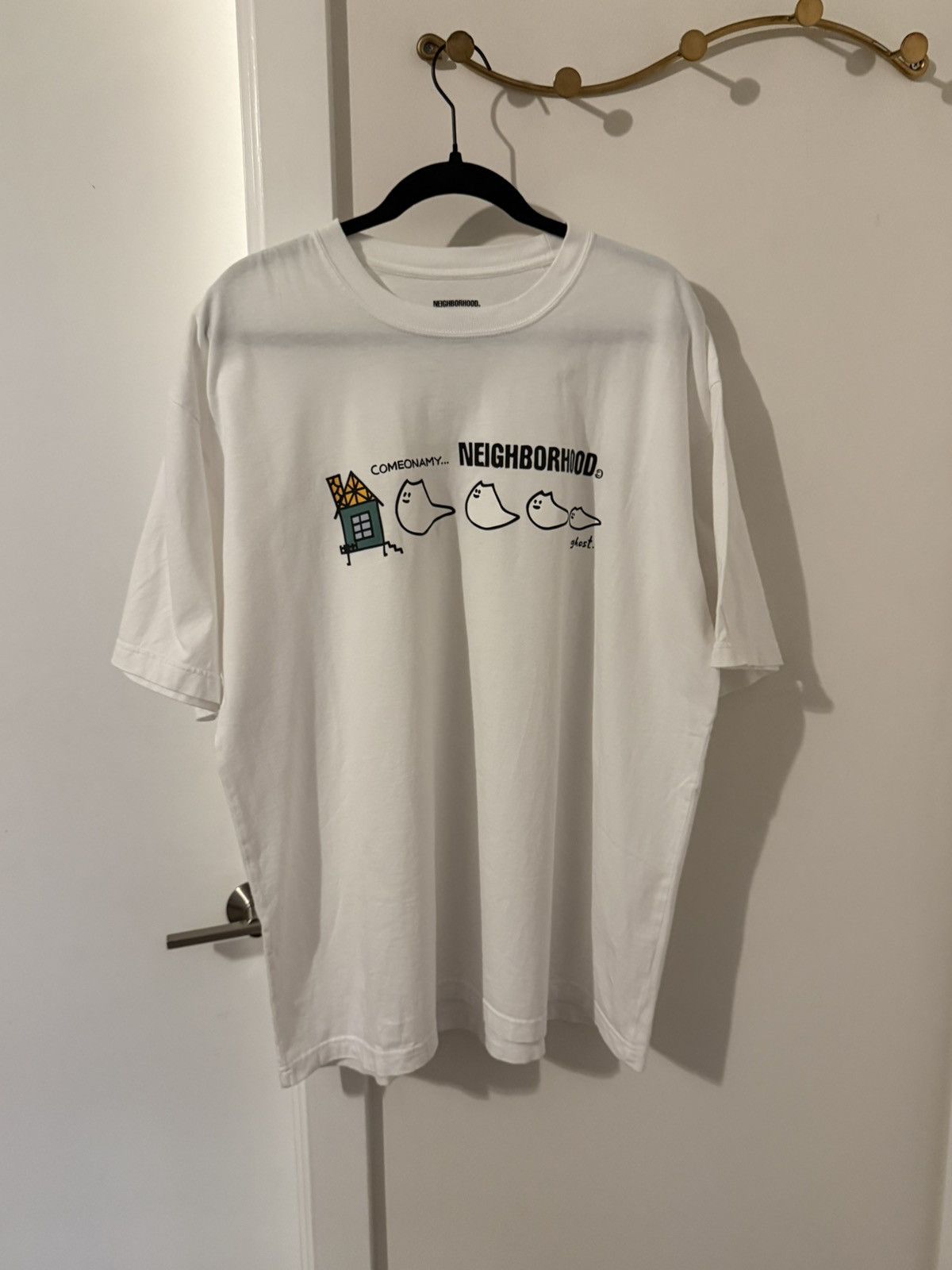 Neighborhood White Graphic Tee