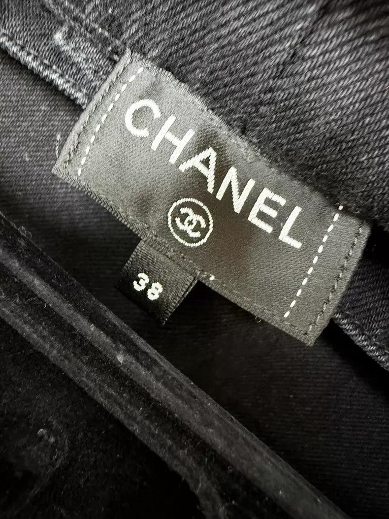 Chanel Chanel 23K autumn and winter show popular black embossed Size 25" / US 0 / IT 36 - 4 Thumbnail