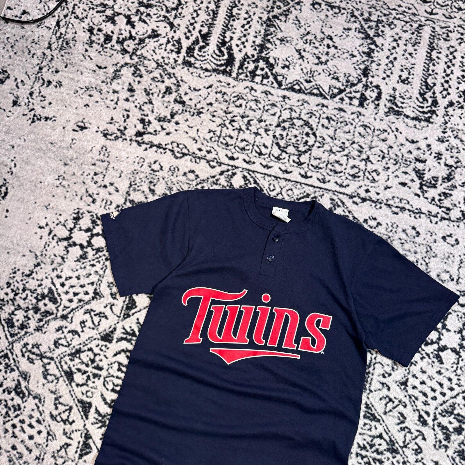 Majestic × Vintage Vintage Majestic Navy Cotton Regular Fit T-Shirt Size S NFL Size US S / EU 44-46 / 1 - 5 Thumbnail