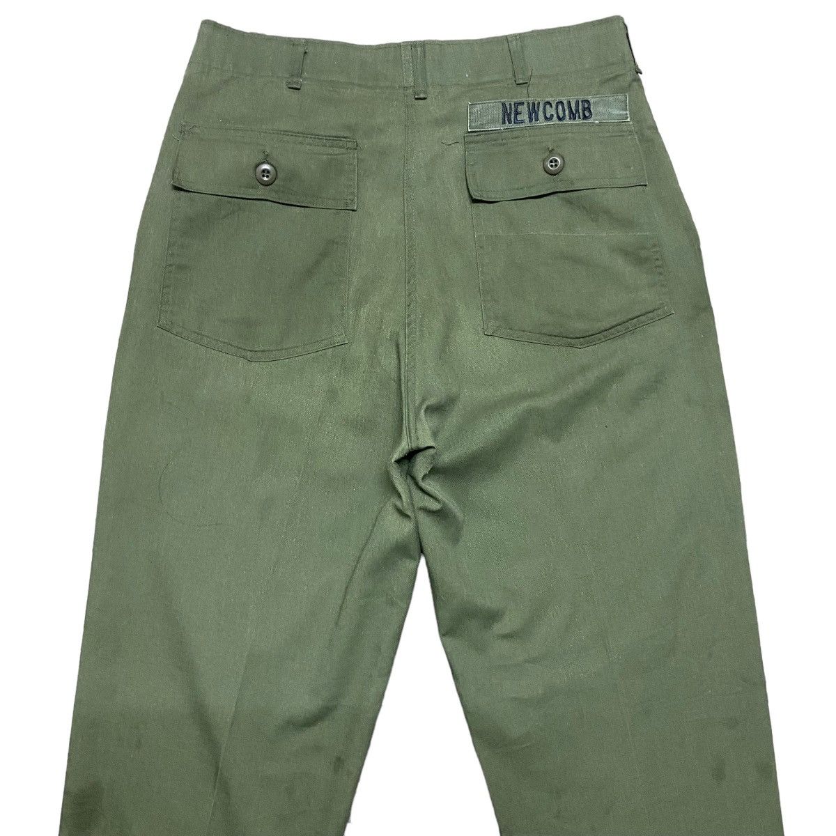 image of Military x Vintage 80's Og107 Us Army Fatigue Pants in Green Olive, Men's (Size 32)