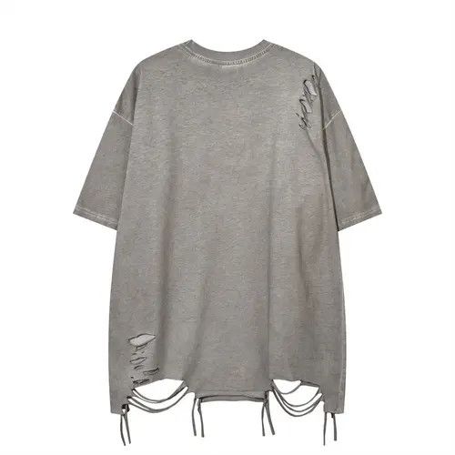 Other Street Fashion Distressed Necklace Ripped T-shirt Size US L / EU 52-54 / 3 - 2 Thumbnail