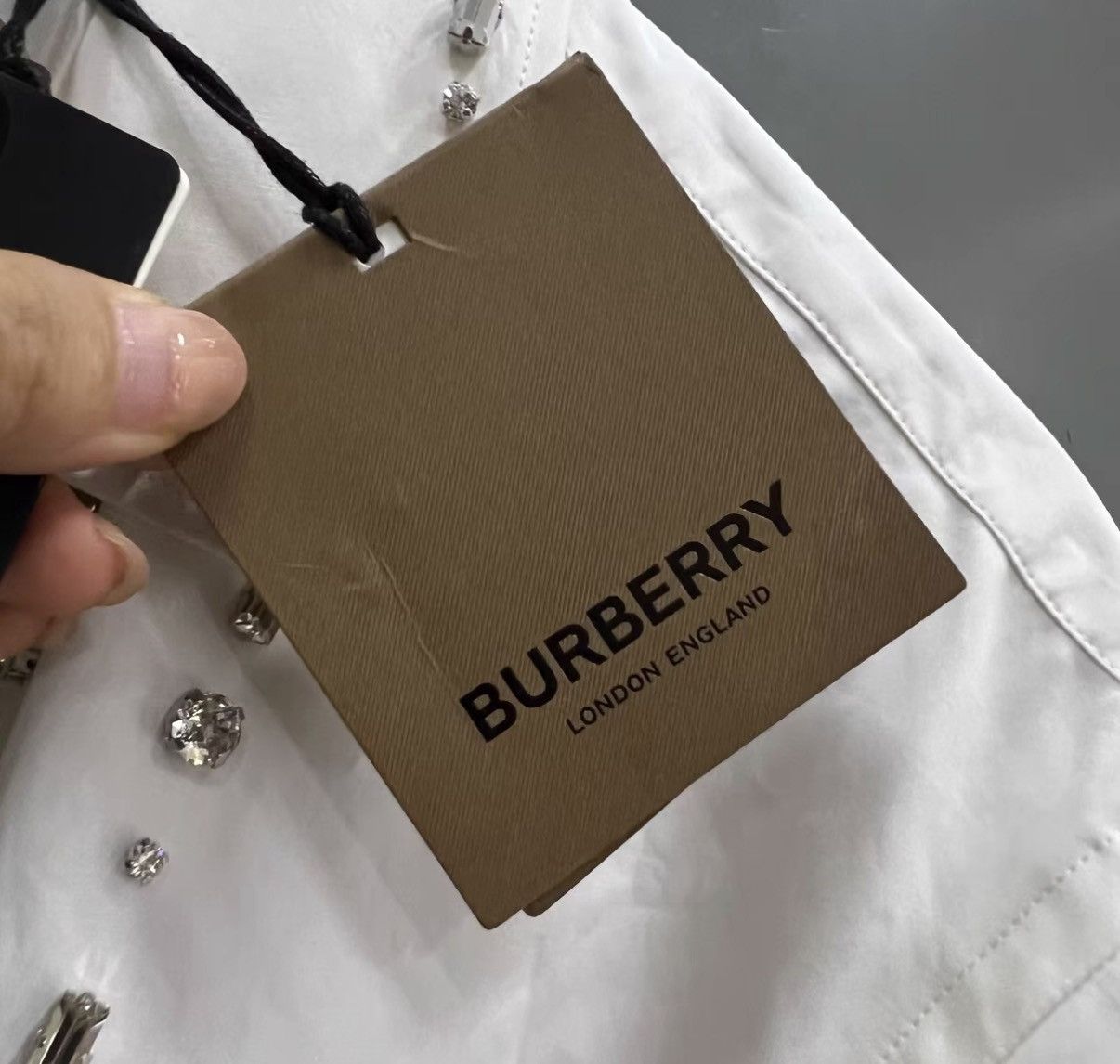 Burberry Burberry Rhinestone Shirt J41 Size S / US 4 / IT 40 - 4 Thumbnail