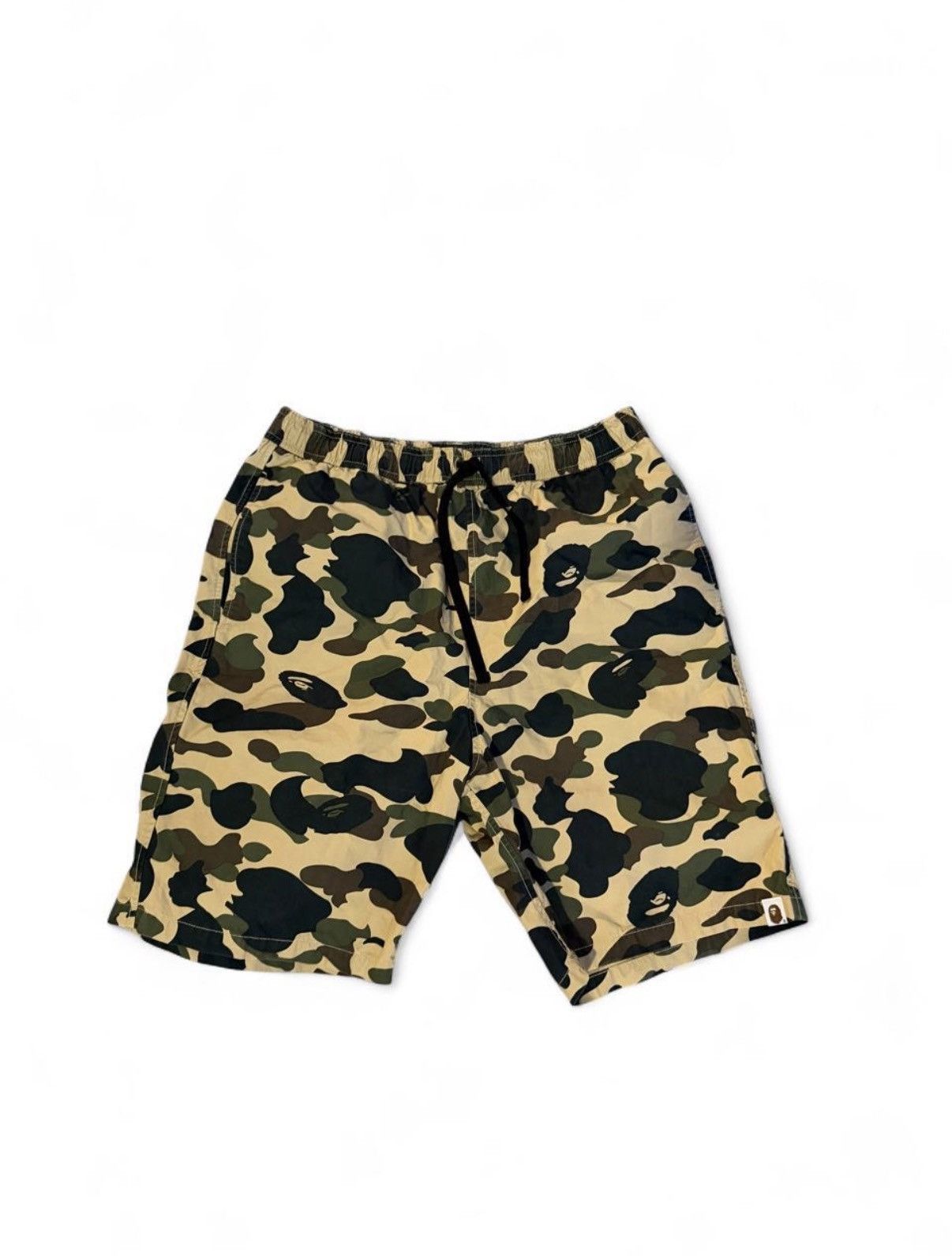 Bape Bape yellow 1st camo shorts Size US 32 / EU 48 - 1 Thumbnail