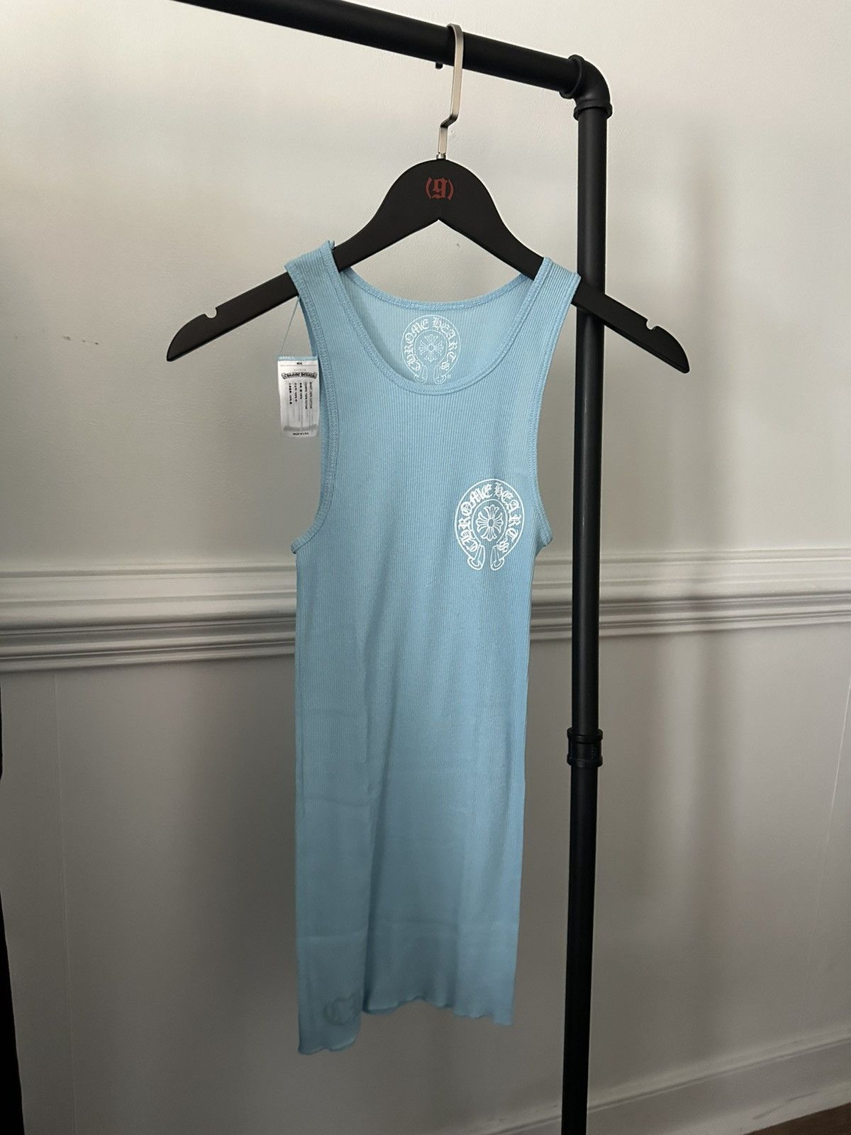 Chrome Hearts BRAND NEW Chrome Hearts Ice Blue Love You Tank Top / Dress |  Grailed