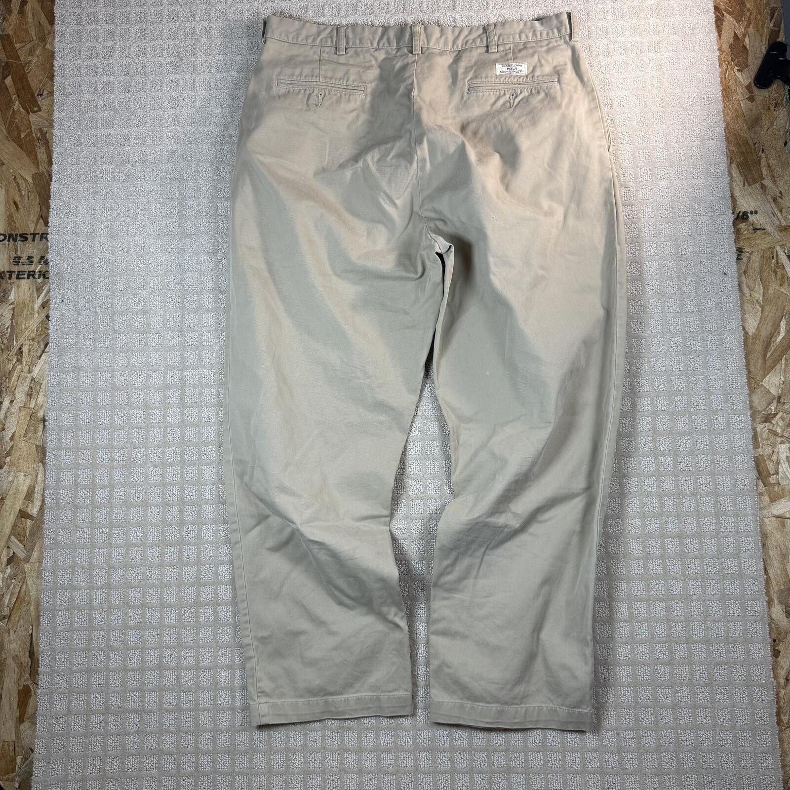 Polo Ralph Lauren Polo Ralph Lauren Andrew Pant Chino 38x29 Beige Wide Leg Size US 38 / EU 54 - 8 Thumbnail