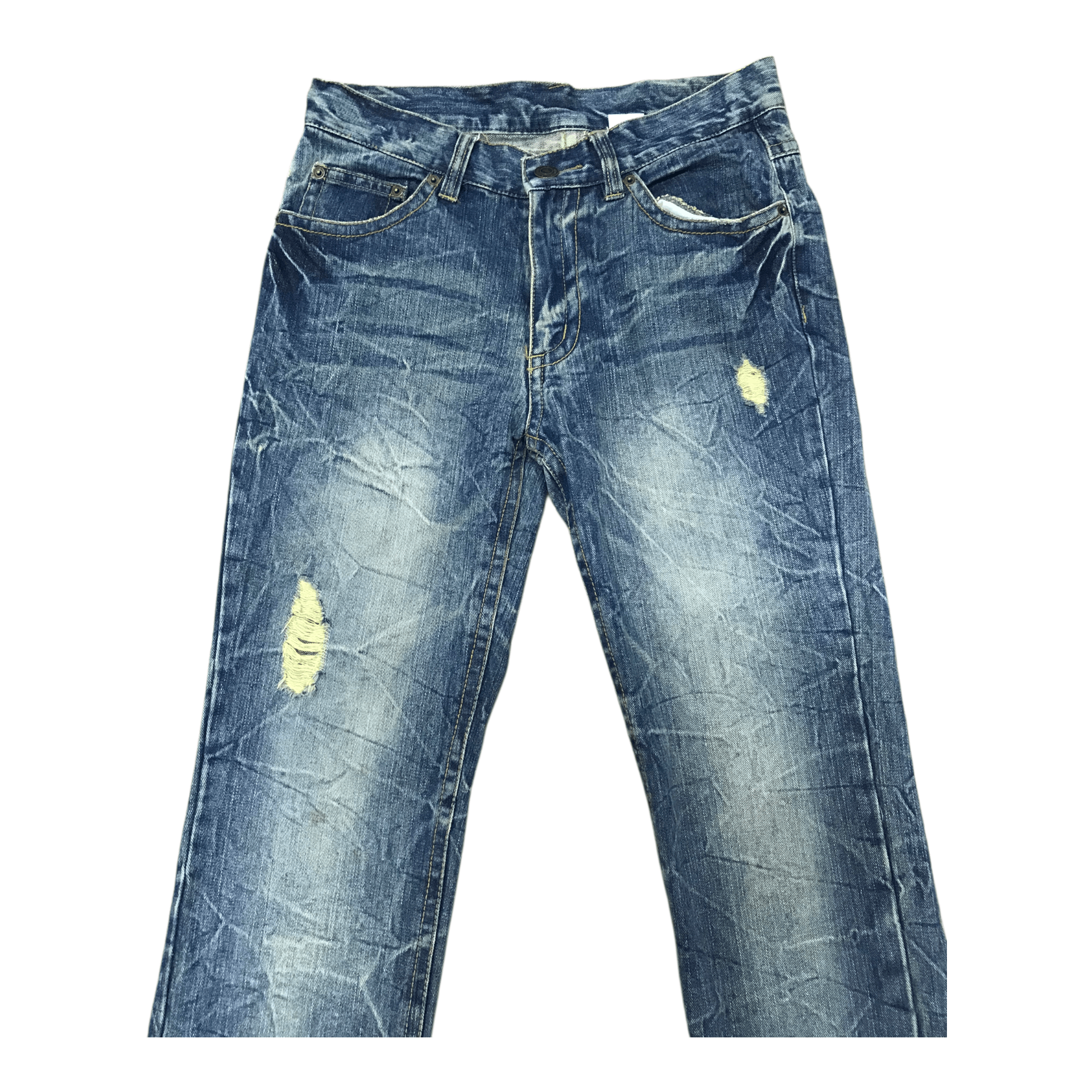 If Six Was Nine × Japanese Brand × Tornado Mart Flare Unbranded Blue Pant Size US 32 / EU 48 - 5 Thumbnail