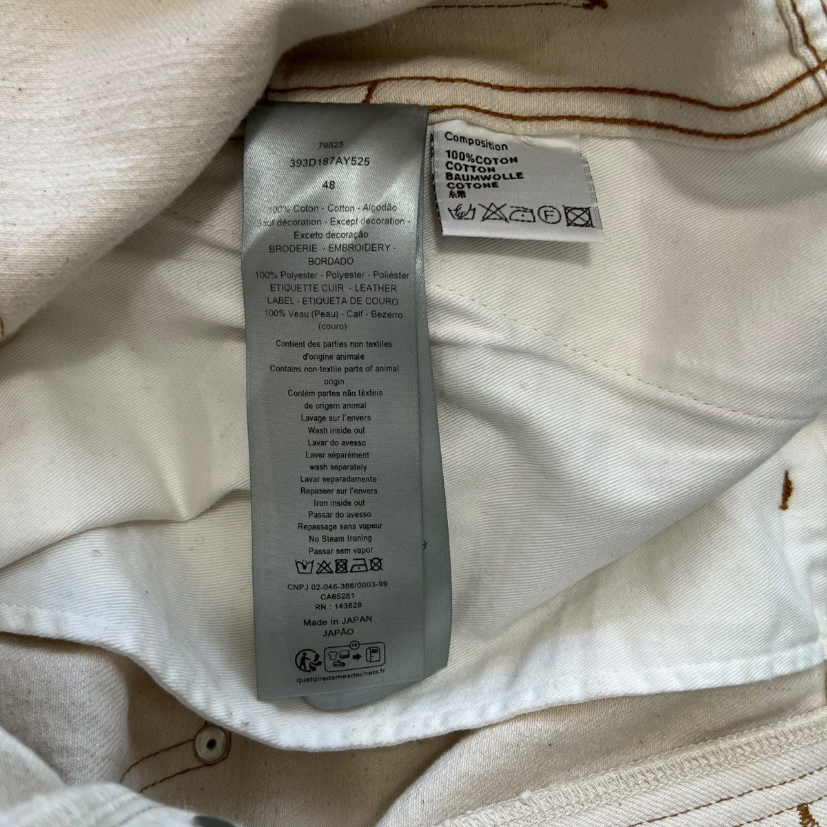 DENIM TEARS × Dior Christian Dior 23SS Denim Tears Carpenter Bermuda Shorts Size US 44 / EU 60 - 9 Thumbnail