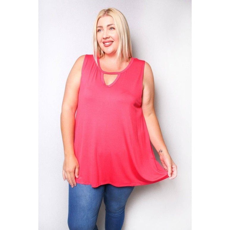 Other Plus Size Sleeveless Pink Top 1X Size XL / US 12-14 / IT 48-50 - 1 Thumbnail
