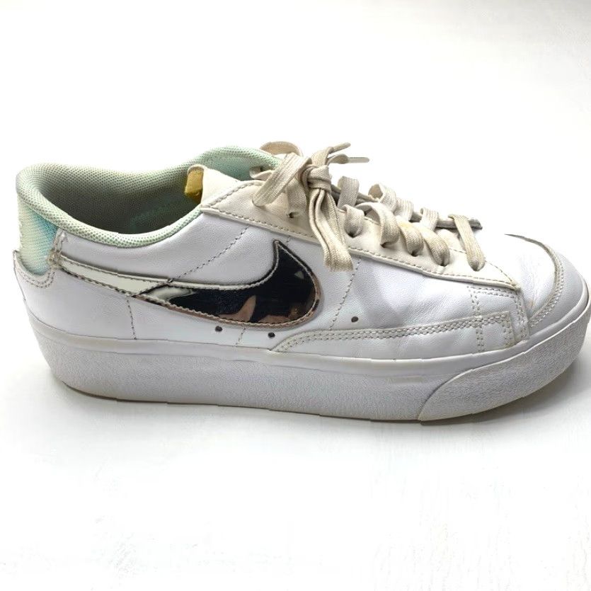 Nike Nike Blazer Platform Low Shoes Women 8.5 US DQ7654-100 White Mint Foam Sneakers Size M / US 6-8 / IT 42-44 - 6 Thumbnail