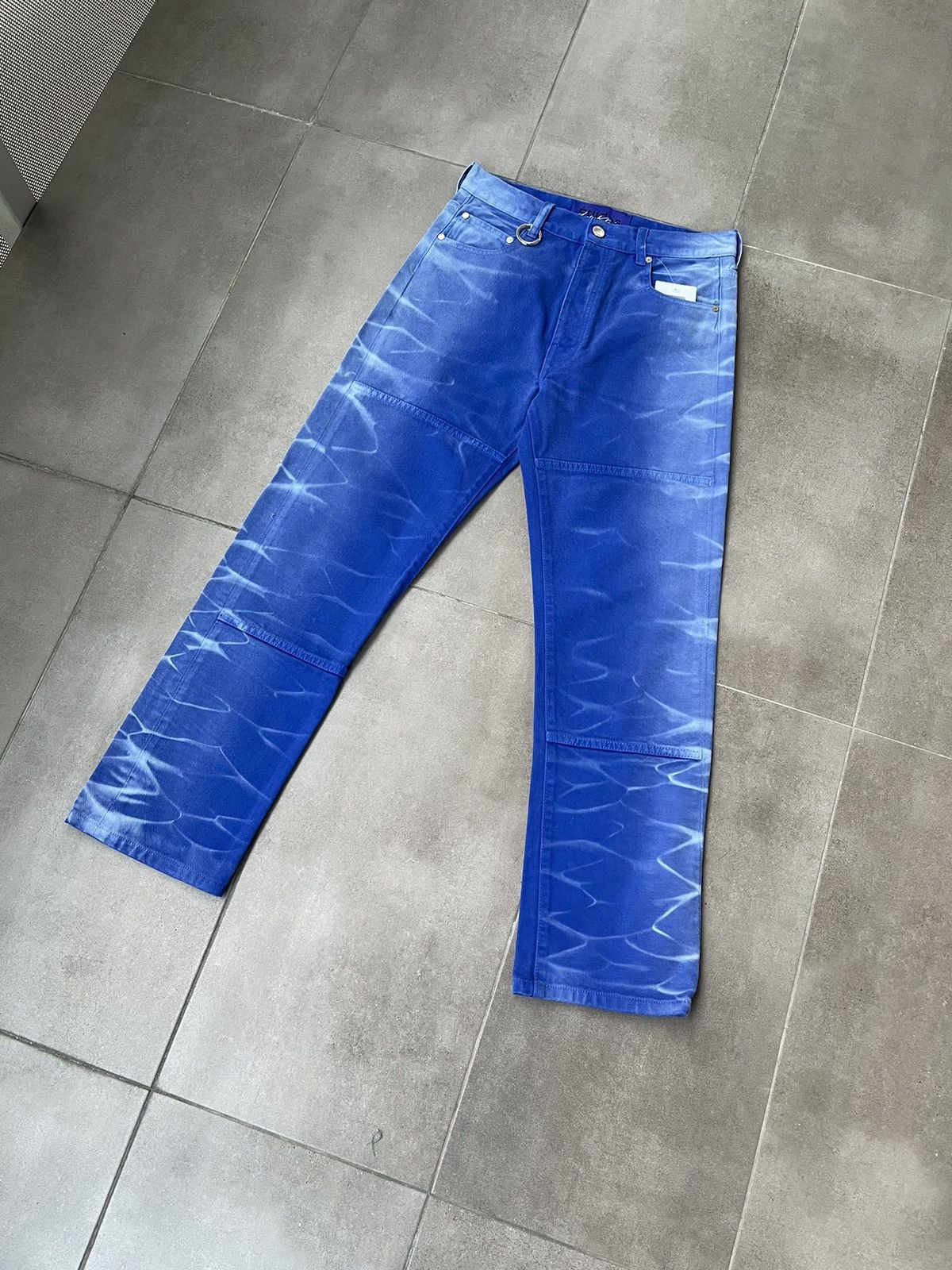 Etudes !DS! SS22 Etudes X Yves Klein Corner Edition Denim Pants Size 32" / US 10 / IT 46 - 11 Thumbnail