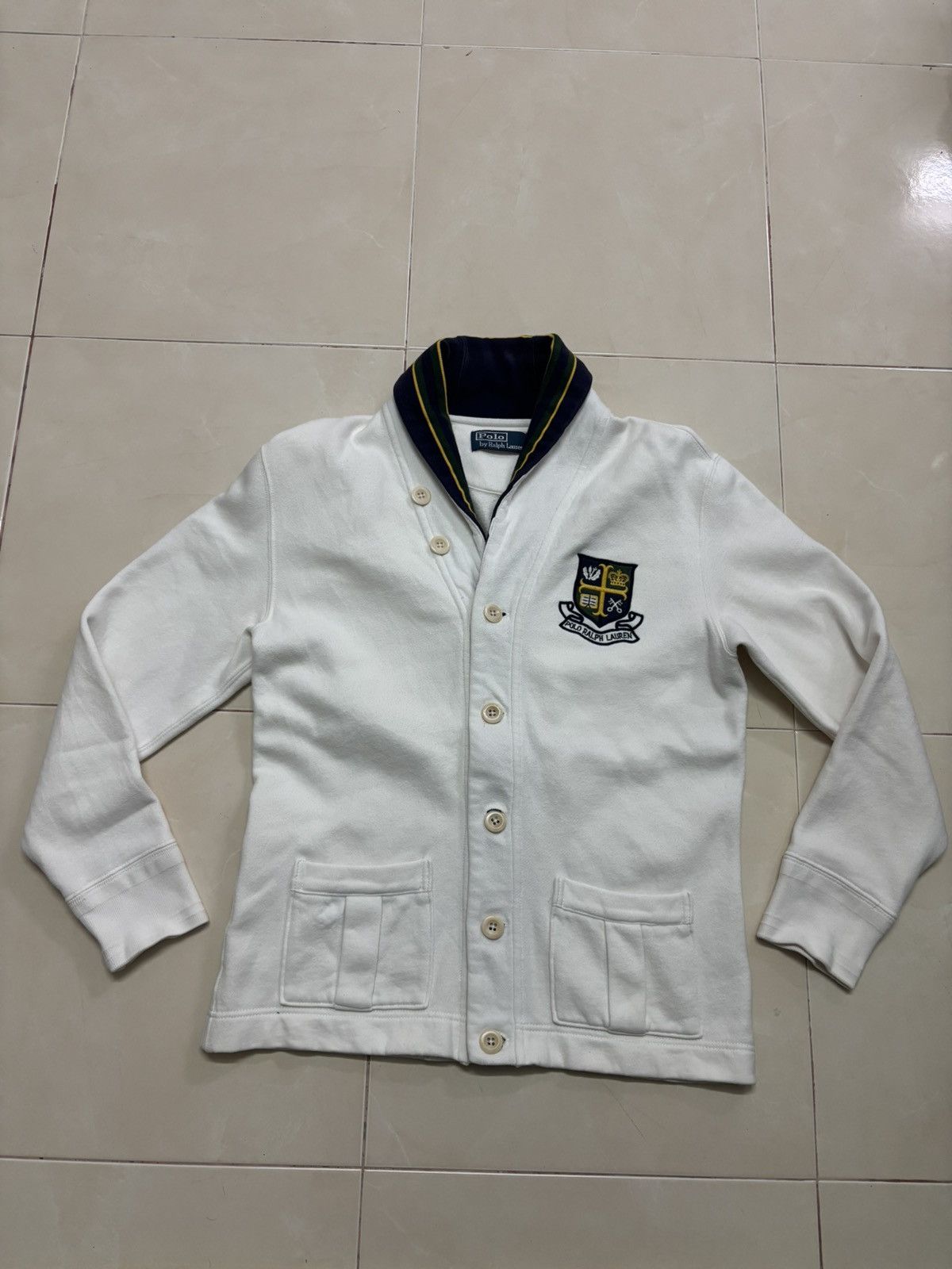 Polo Ralph Lauren POLO RALPH LAUREN VINTAGE - INSPIRED COTTON CARDIGAN Size US M / EU 48-50 / 2 - 1 Thumbnail