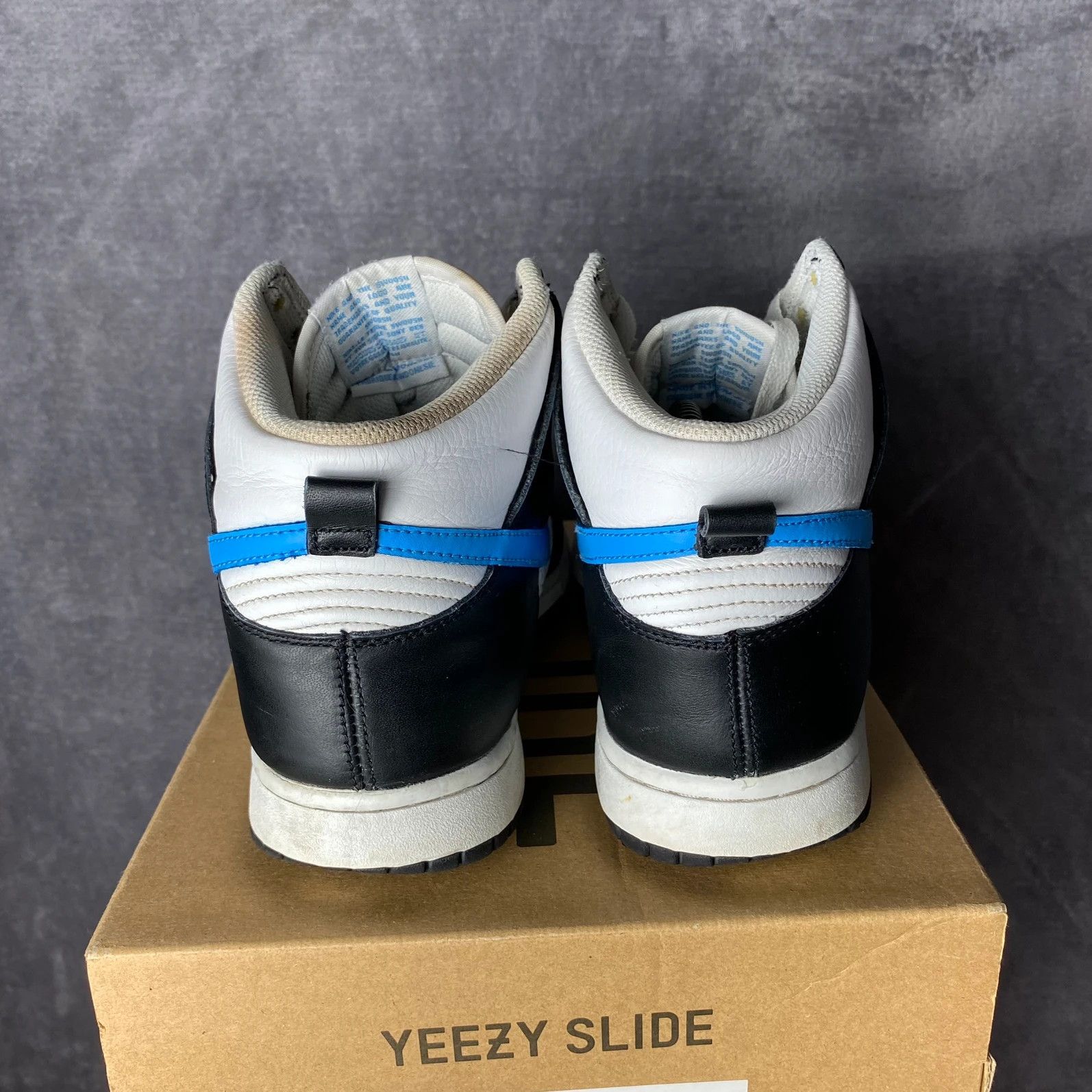 Nike Dunk high Black University Blue UB black blue white Size US 9.5 / EU 42-43 - 3 Thumbnail