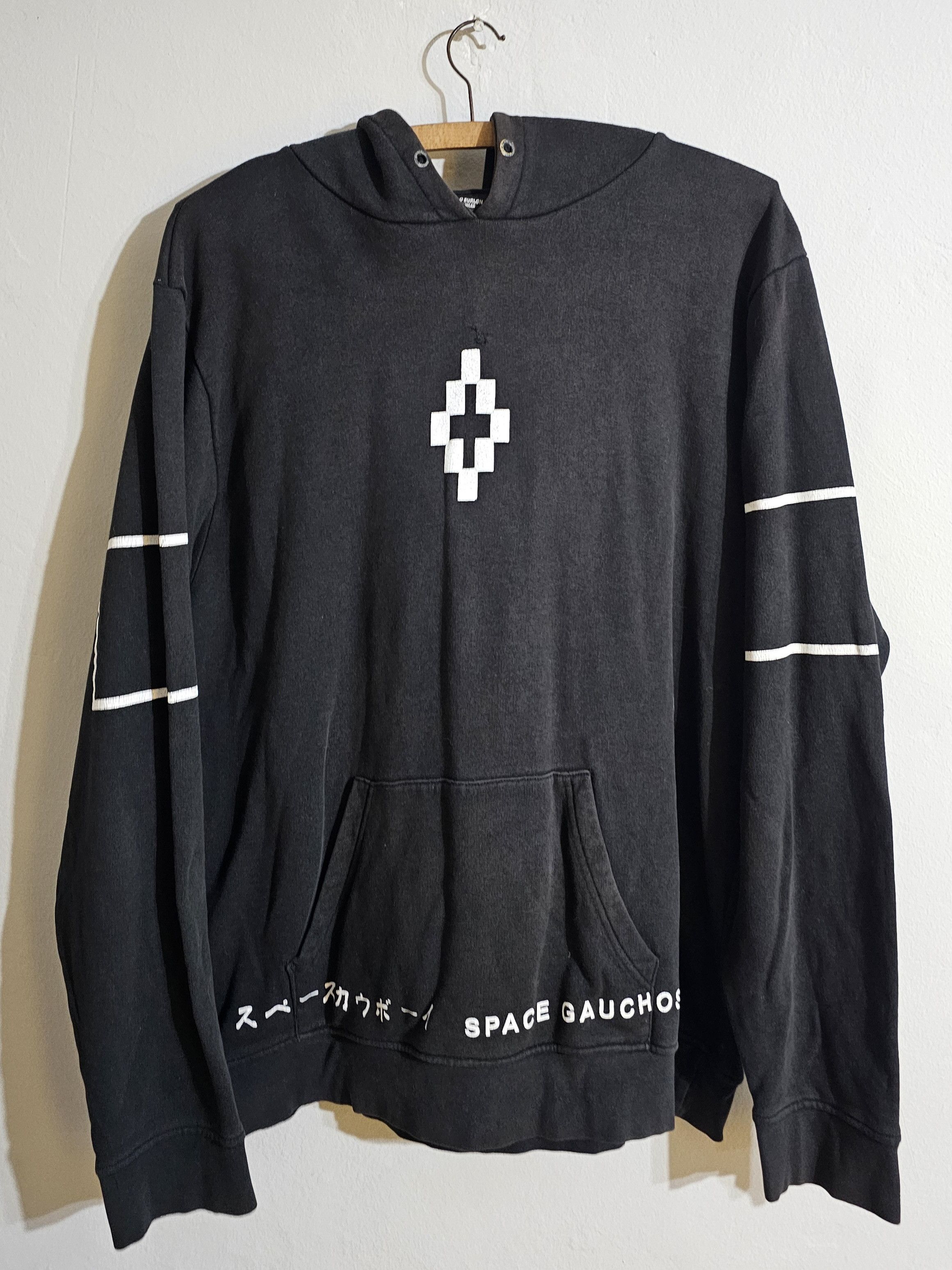 Marcelo Burlon Marcelo Burlon Space Gauchos Thrashed Hoodie Size US L / EU 52-54 / 3 - 1 Thumbnail