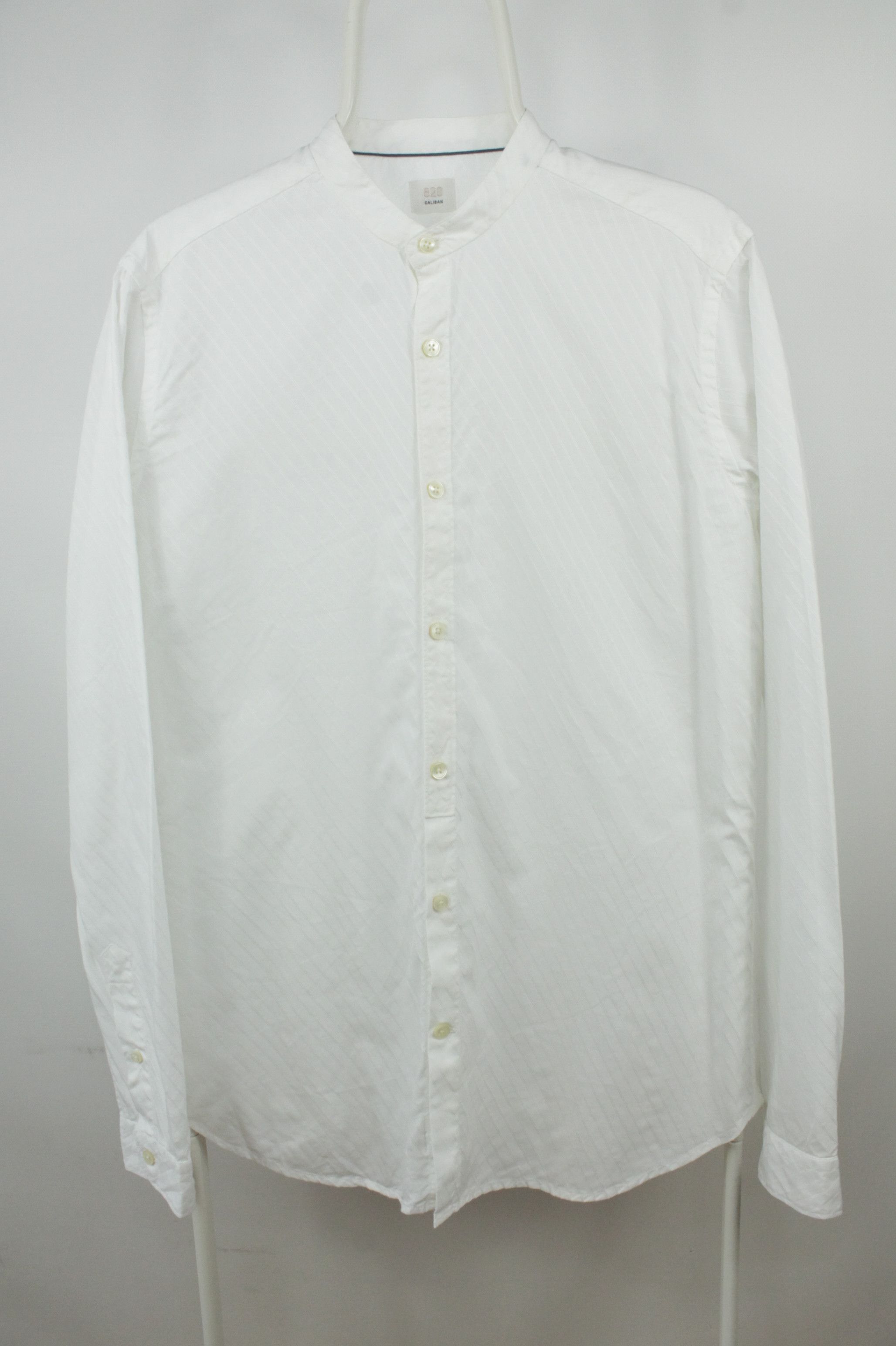 Other 820 Caliban Band Colar White Dress Slim Fit Shirt Size US M / EU 48-50 / 2 - 1 Thumbnail