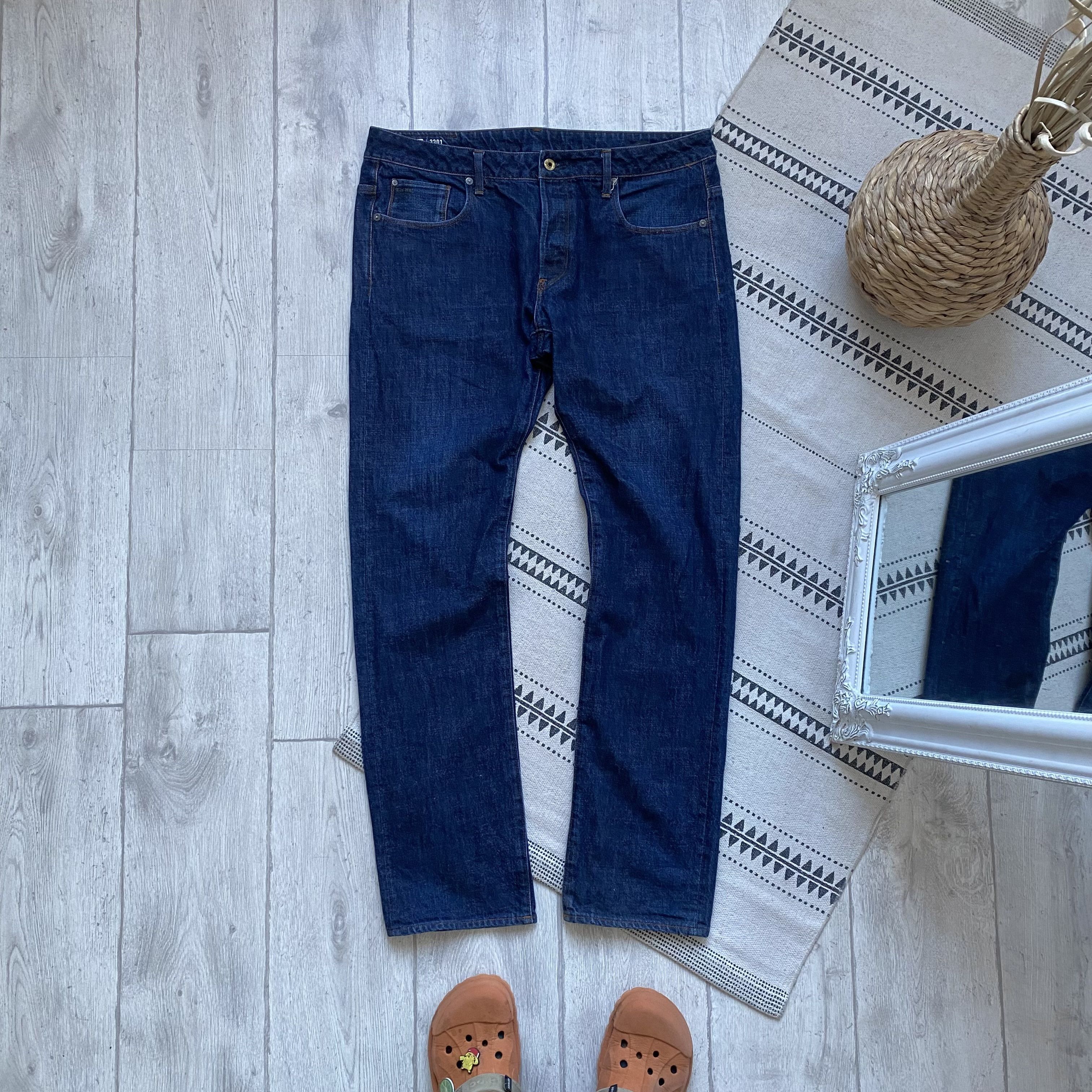 G-Star Gstar RAW Denim 3301 slim jeans pants Size US 36 / EU 52 - 1 Thumbnail