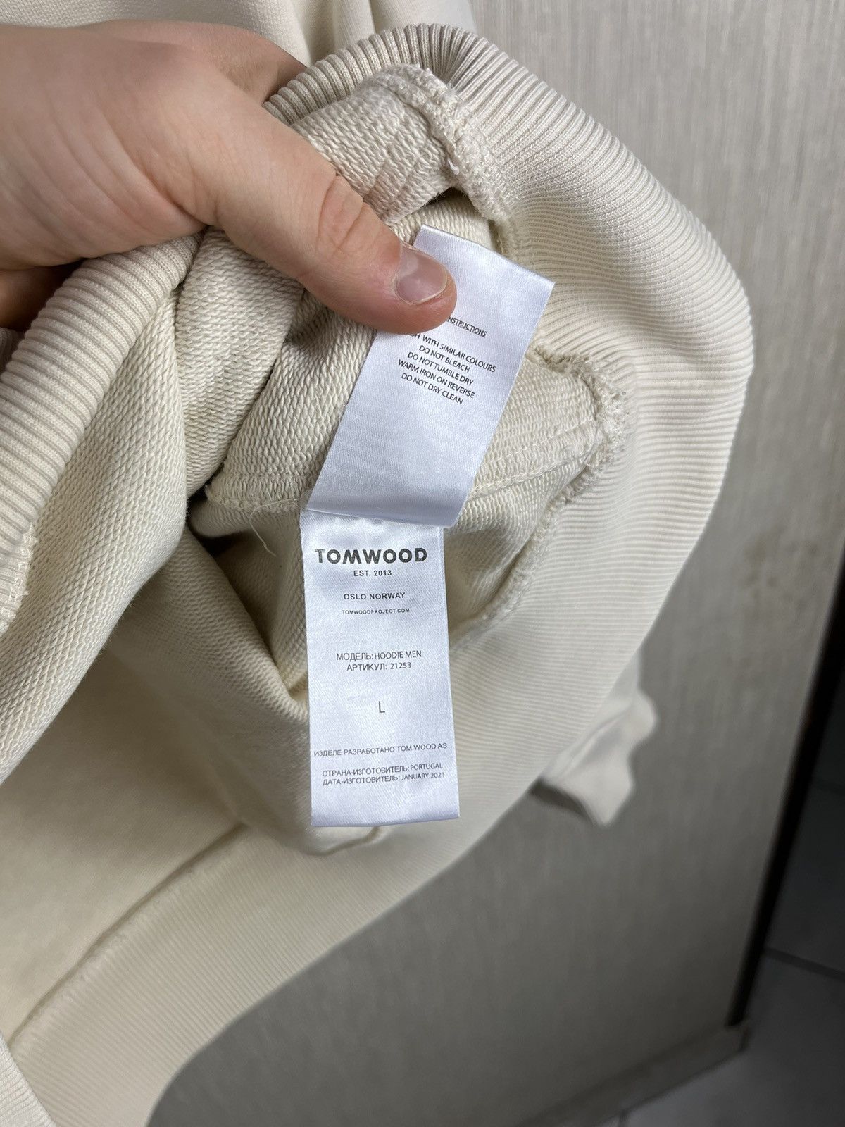 Tom Wood Tom Wood organic cotton hoodie men basic causal Avant Garde Size US L / EU 52-54 / 3 - 20 Thumbnail