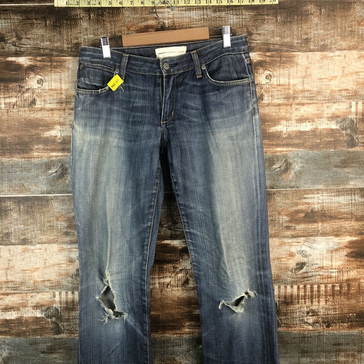 Paper Denim & Cloth DL Paper Denim & Cloth Blue Denim Pants #C256 Size US 27 - 2 Thumbnail