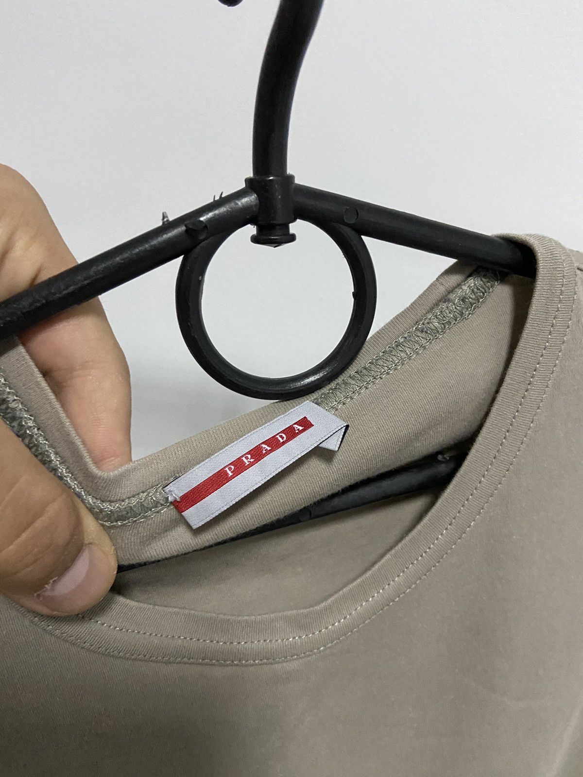 Prada × Vintage Prada T Shirt Luxury red tab logo vintage Size US M / EU 48-50 / 2 - 5 Thumbnail