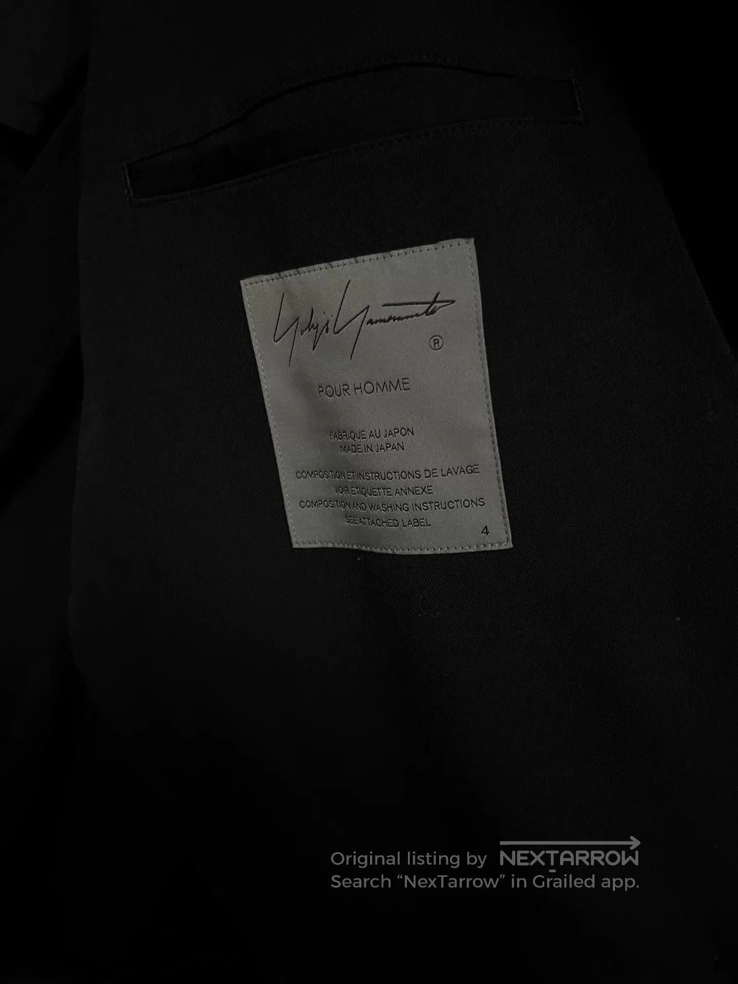 Yohji Yamamoto Yohji Yamamoto Embroidered Raven Jacket. Size XL / US 12-14 / IT 48-50 - 6 Thumbnail