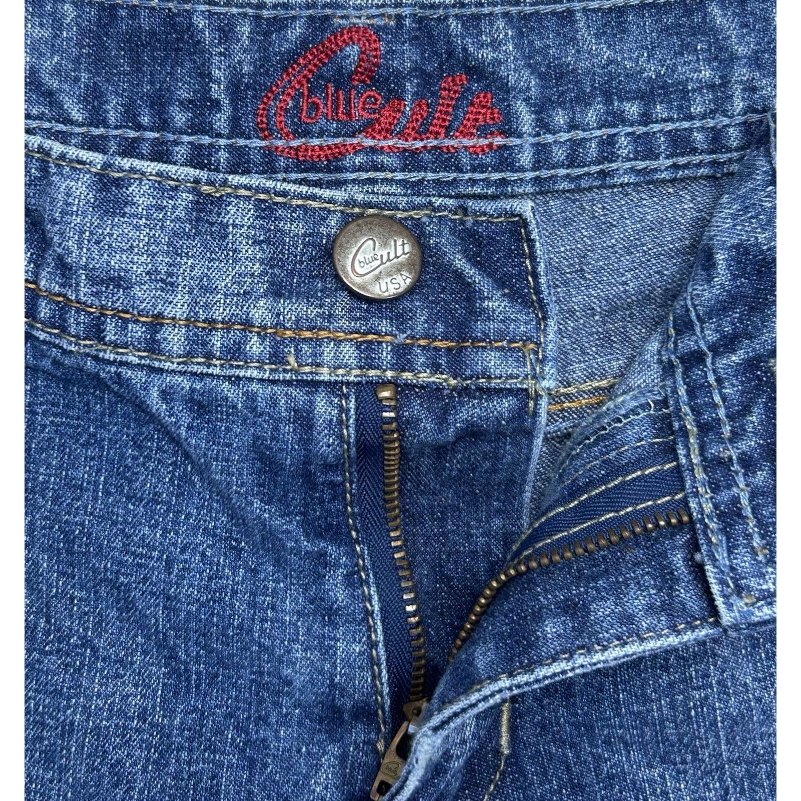 Other Women's Blue Cult Original Buttlifter Jean Shorts Sz 30 Size 30" / US 8 / IT 44 - 3 Thumbnail