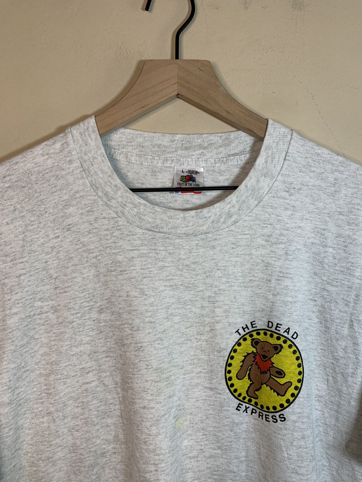 Band Tees × Grateful Dead × Vintage *RARE* Vintage 90s Grateful Dead Express Single Stitch Shirt Size US L / EU 52-54 / 3 - 4 Thumbnail