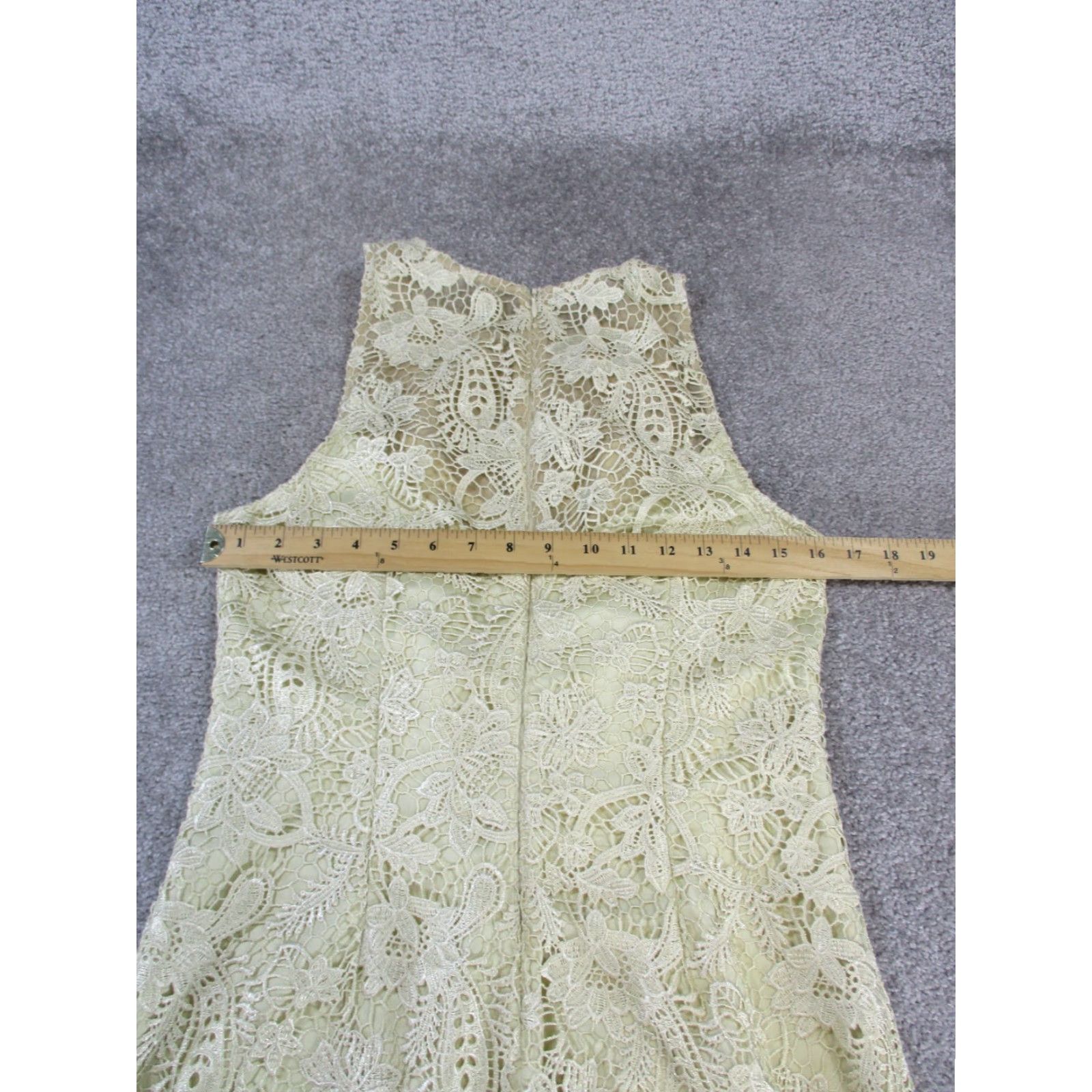Ralph Lauren Lauren Ralph Lauren Dress Womens 10 Beige Floral Embroidery A-Line Size L / US 10 / IT 46 - 5 Thumbnail