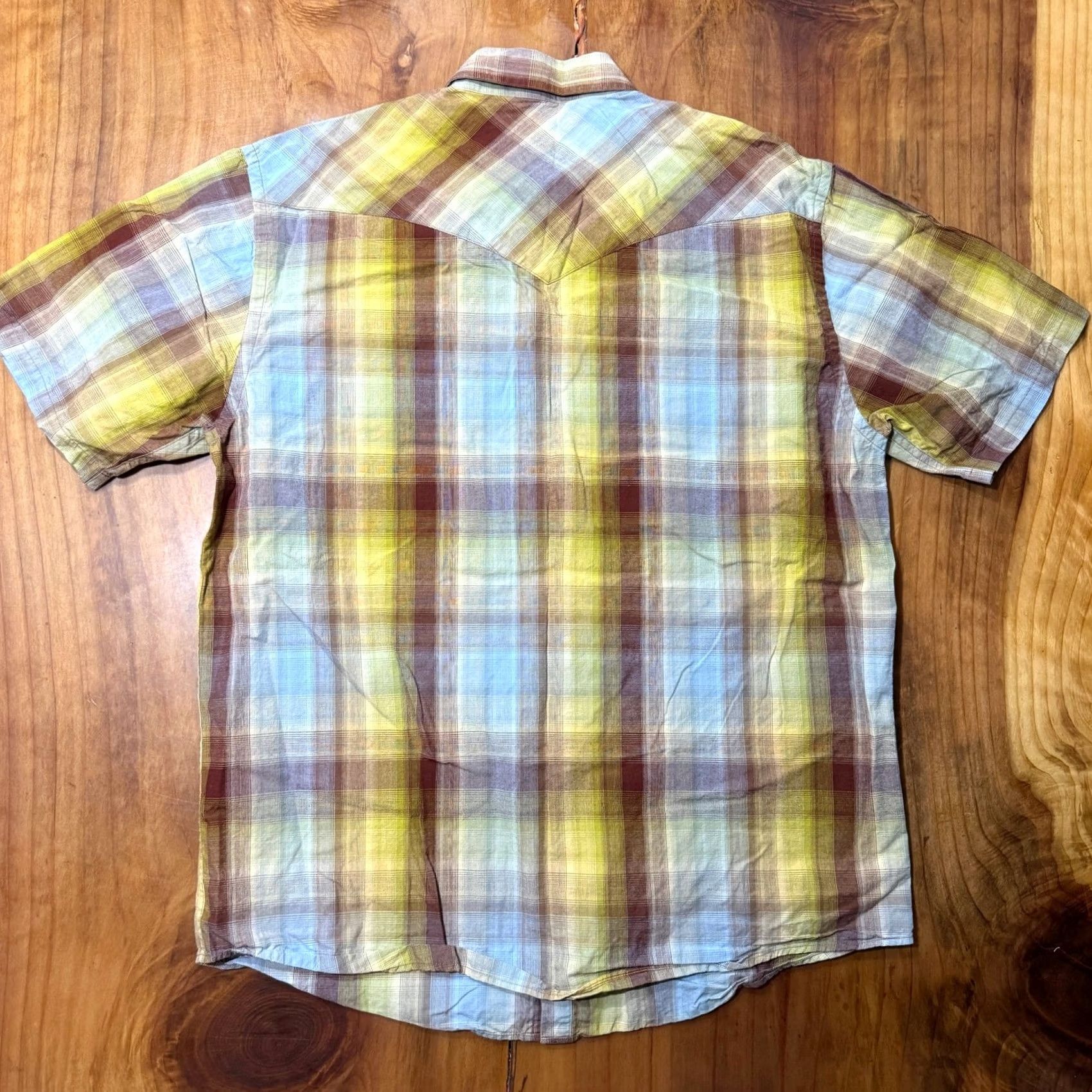 Pendleton Pendleton Shirt Mens L Frontier Plaid Cotton S/S Pearl Snap Western Casual A25 Size US L / EU 52-54 / 3 - 4 Thumbnail