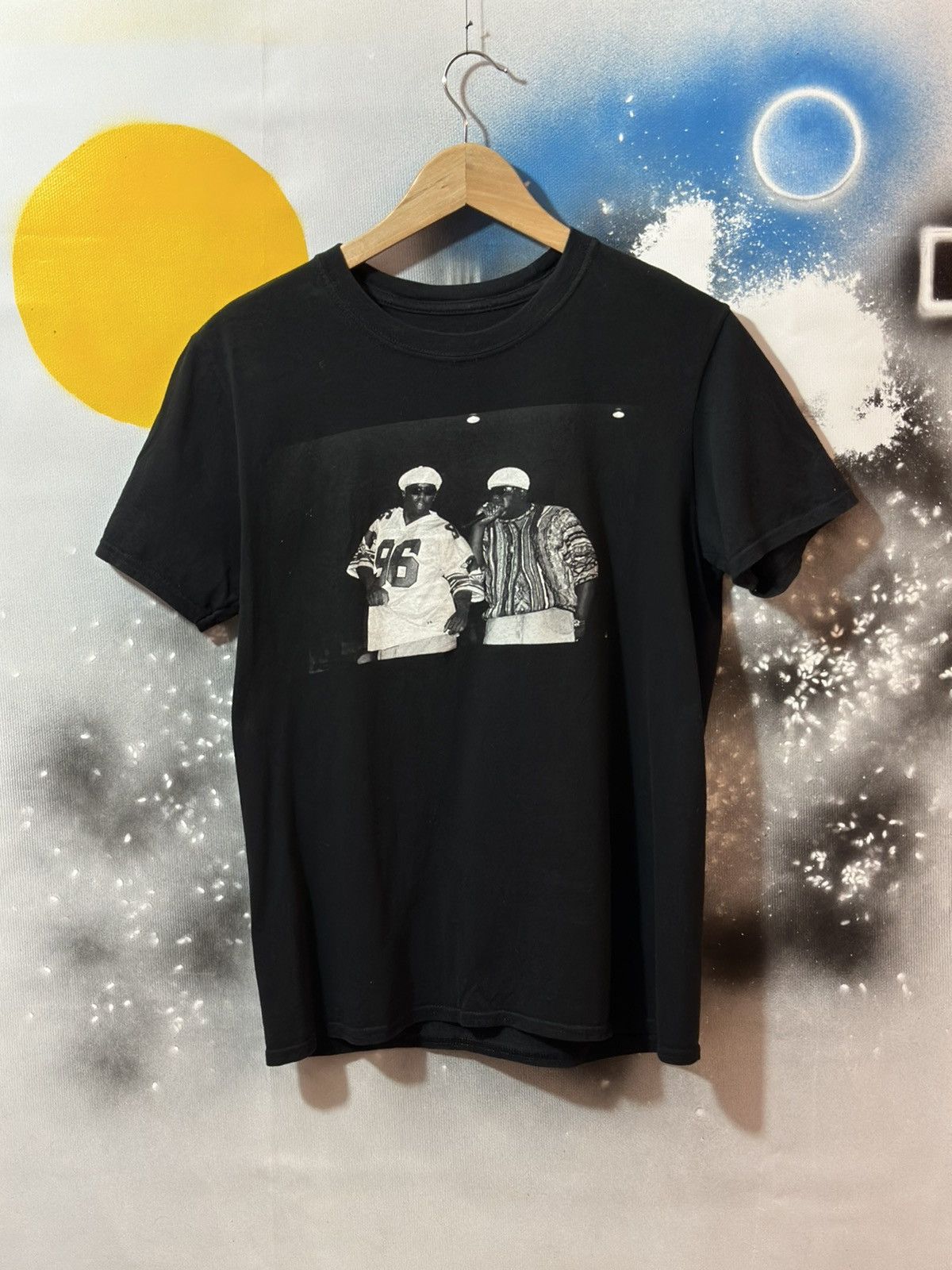 Rap Tees The Notorious BIG Face Logo t shirt Y2K style Puff Daddy Size US S / EU 44-46 / 1 - 1 Thumbnail