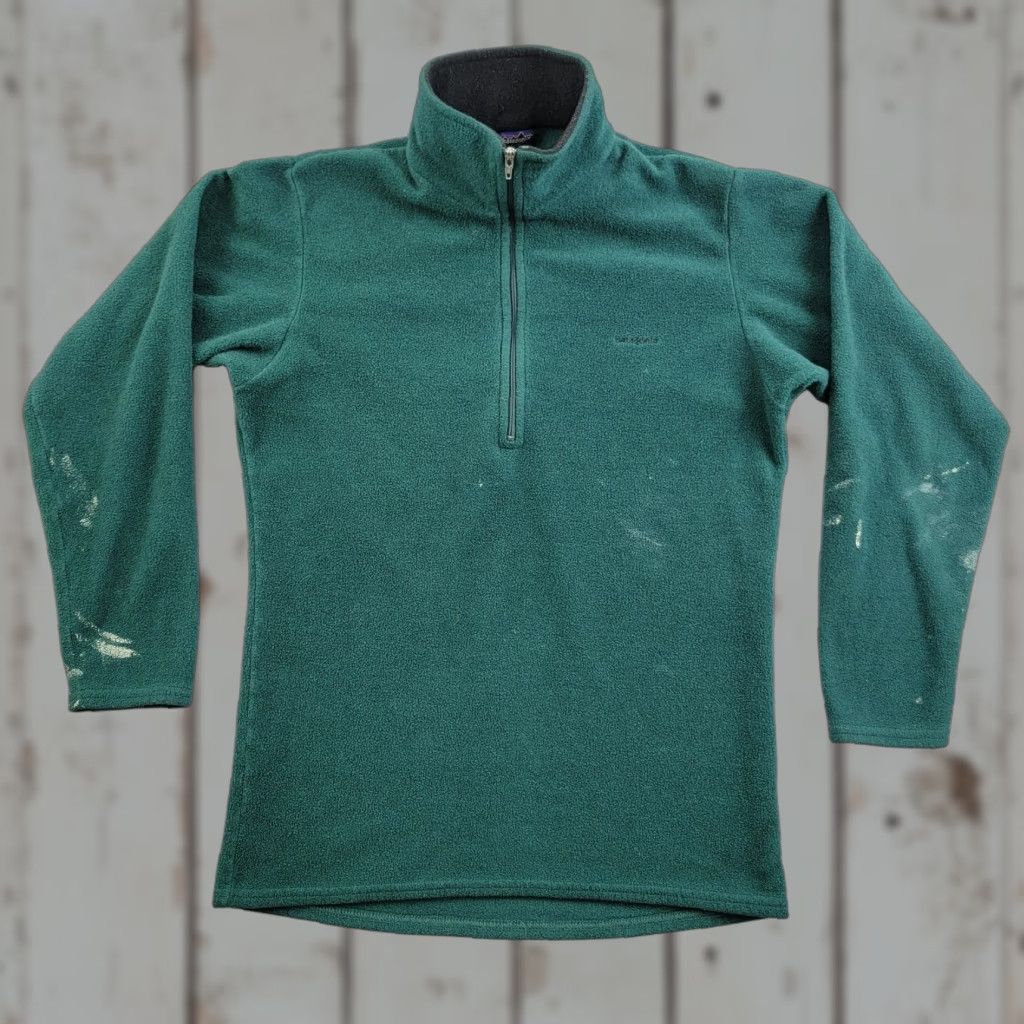 Patagonia Patagonia Yes Vintage Women’s XS Green Fleece Pullover Jacket Windbreaker 1/4 Zip USA Made Size XS / US 0-2 / IT 36-38 - 1 Thumbnail