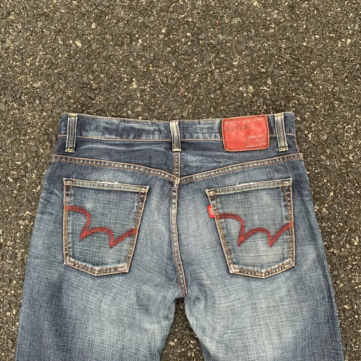 Pro Edge Vintage Edwin 512 Jeans 34x31 Mini Flare Denim Bootcut Pants Size US 34 / EU 50 - 12 Thumbnail
