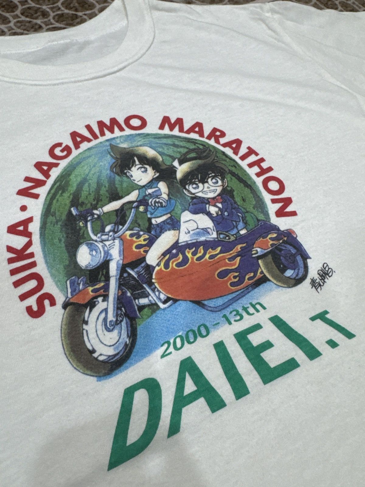Vintage vintage Detective conan shirt Size US M / EU 48-50 / 2 - 3 Thumbnail