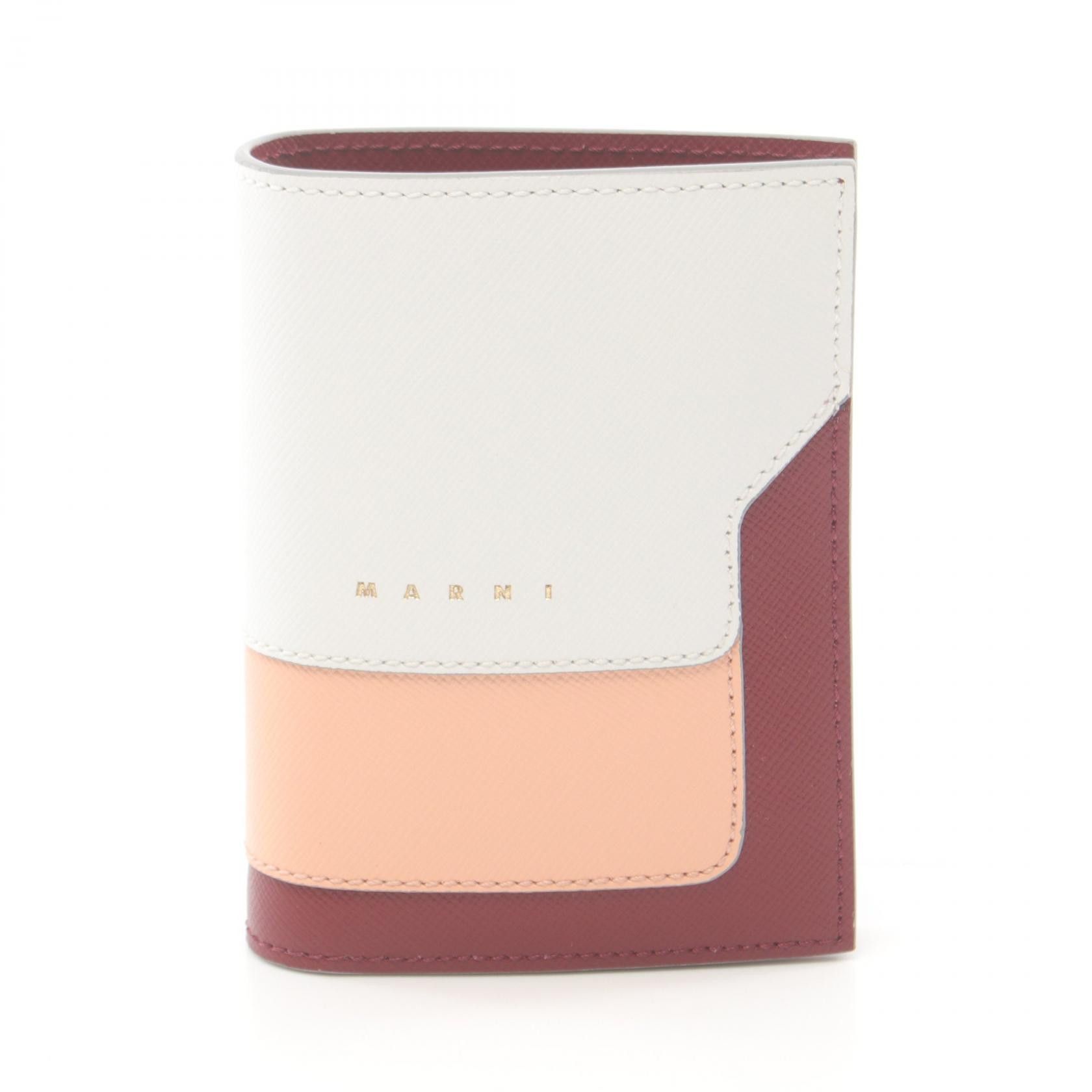 Marni Marni Leather Bifold Wallet Leather Short Wallet PFMOQ14U13 in Great Condition Size ONE SIZE - 1 Thumbnail