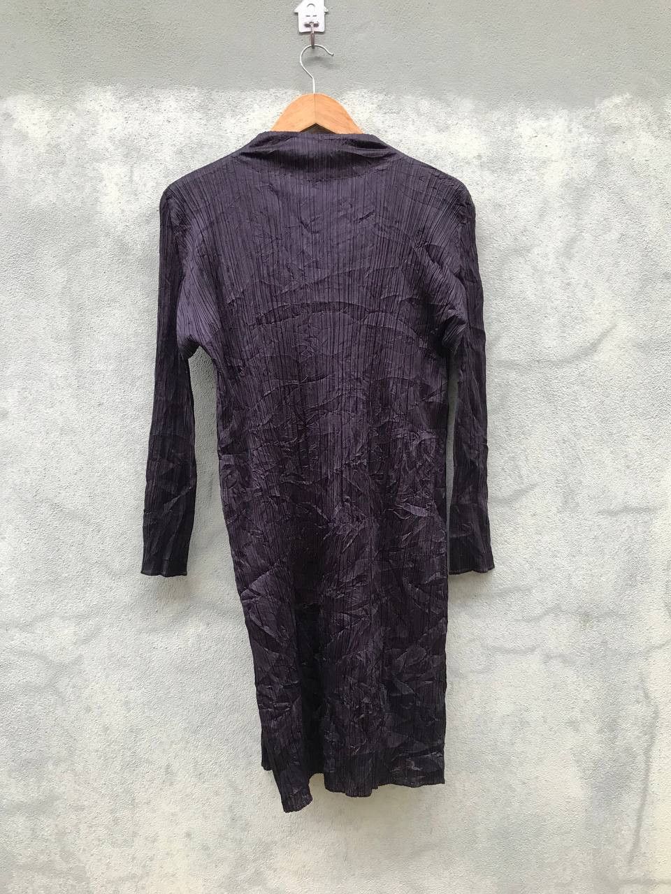 Pleats Please Issey Miyake Pleats Please Long Black Cardigan issey miyake Size M / US 6-8 / IT 42-44 - 3 Thumbnail