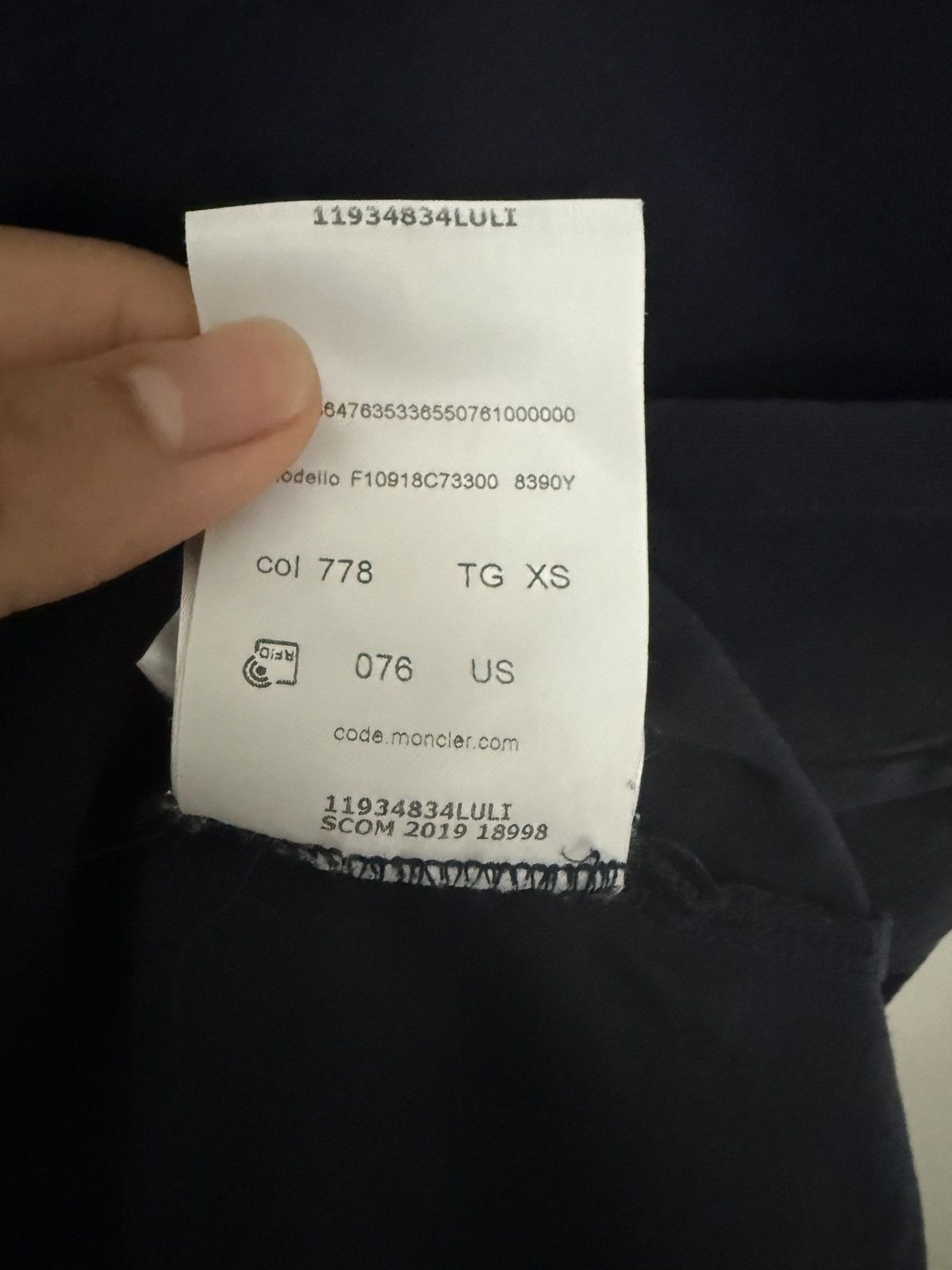 Moncler Moncler Tee Size US XS / EU 42 / 0 - 9 Thumbnail