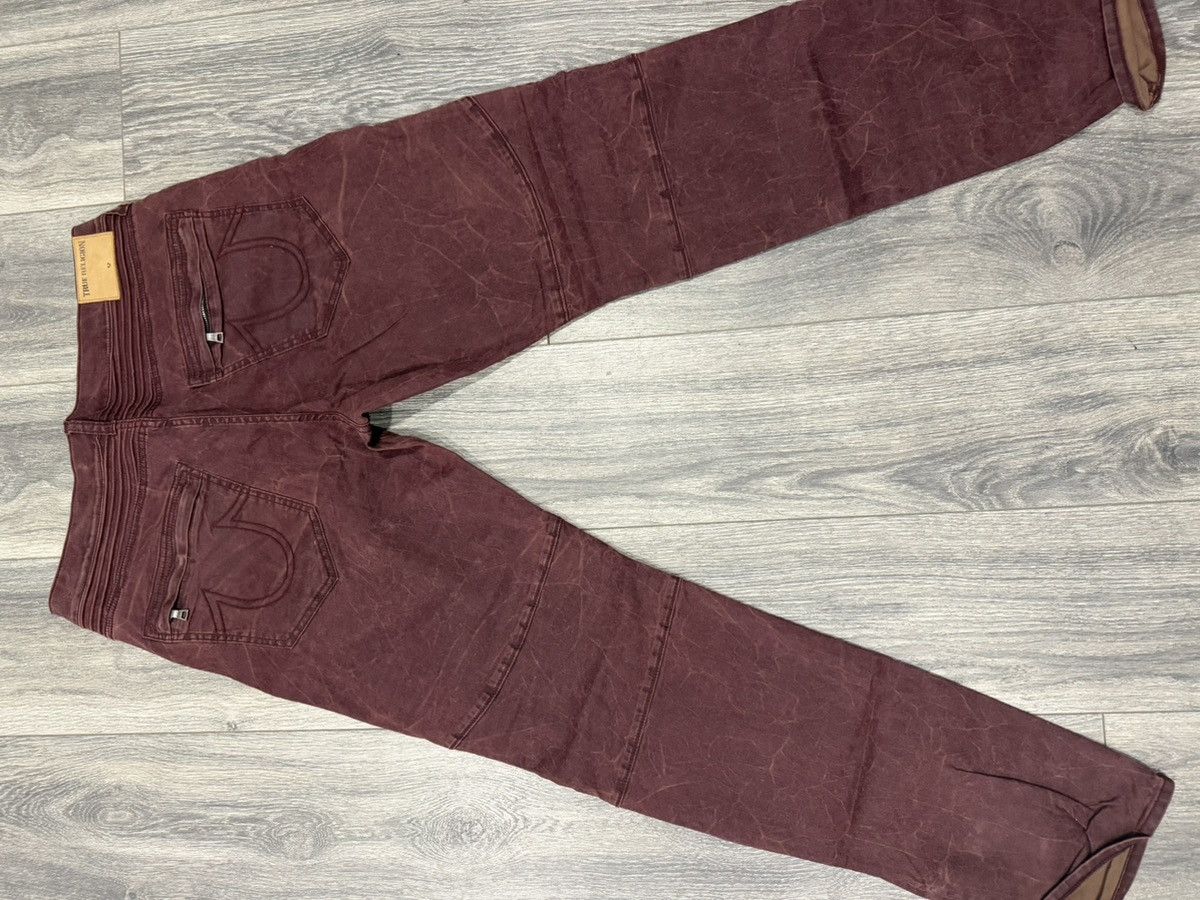 True Religion Mens true religion biker jeans sz 34 Size US 34 / EU 50 - 4 Thumbnail