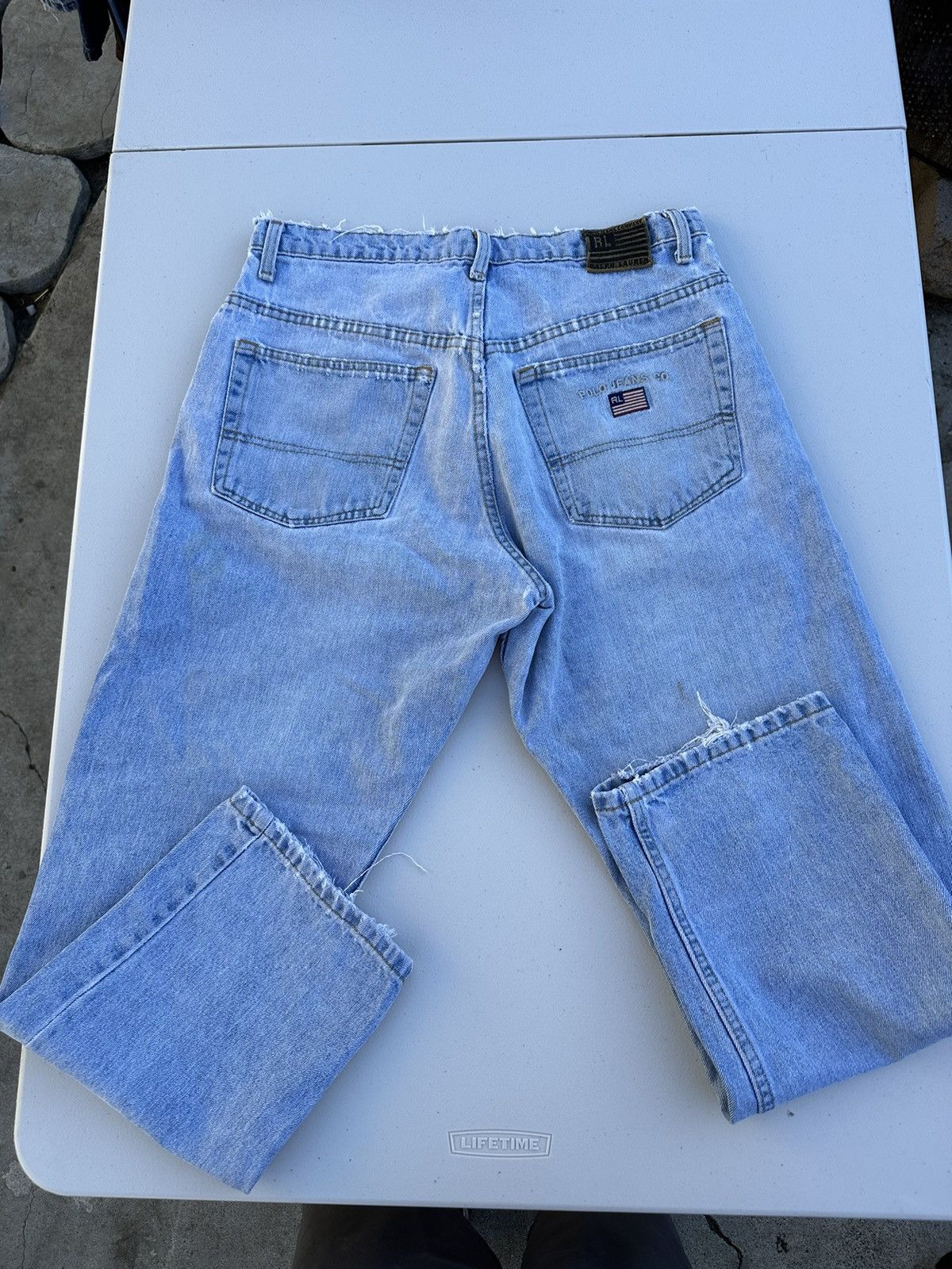 Polo Ralph Lauren Vintage Polo ralph lauren denim jeans Size US 33 - 2 Thumbnail