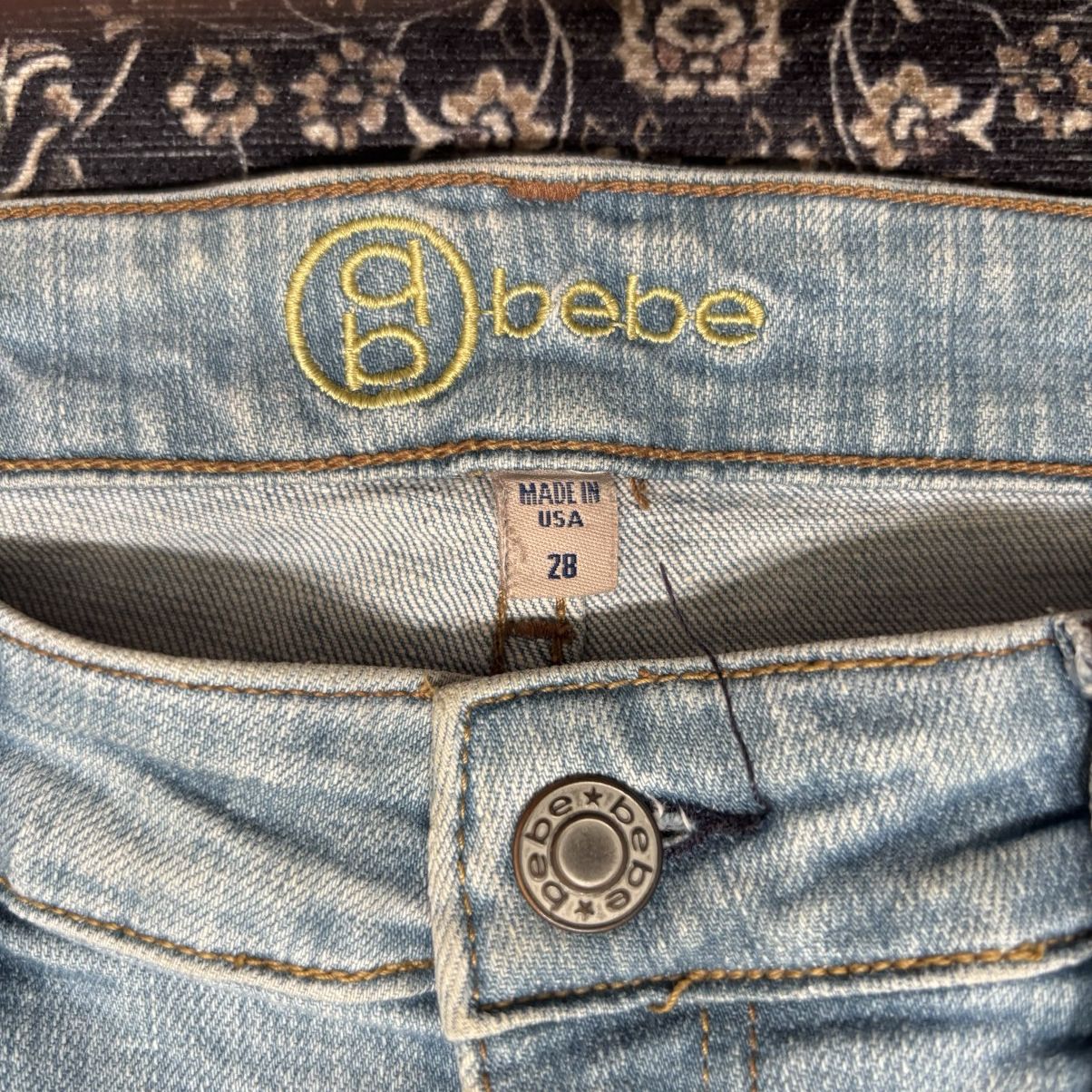 Bebe Bebe Made In Usa Blue Jeans Size 28" / US 6 / IT 42 - 8 Thumbnail