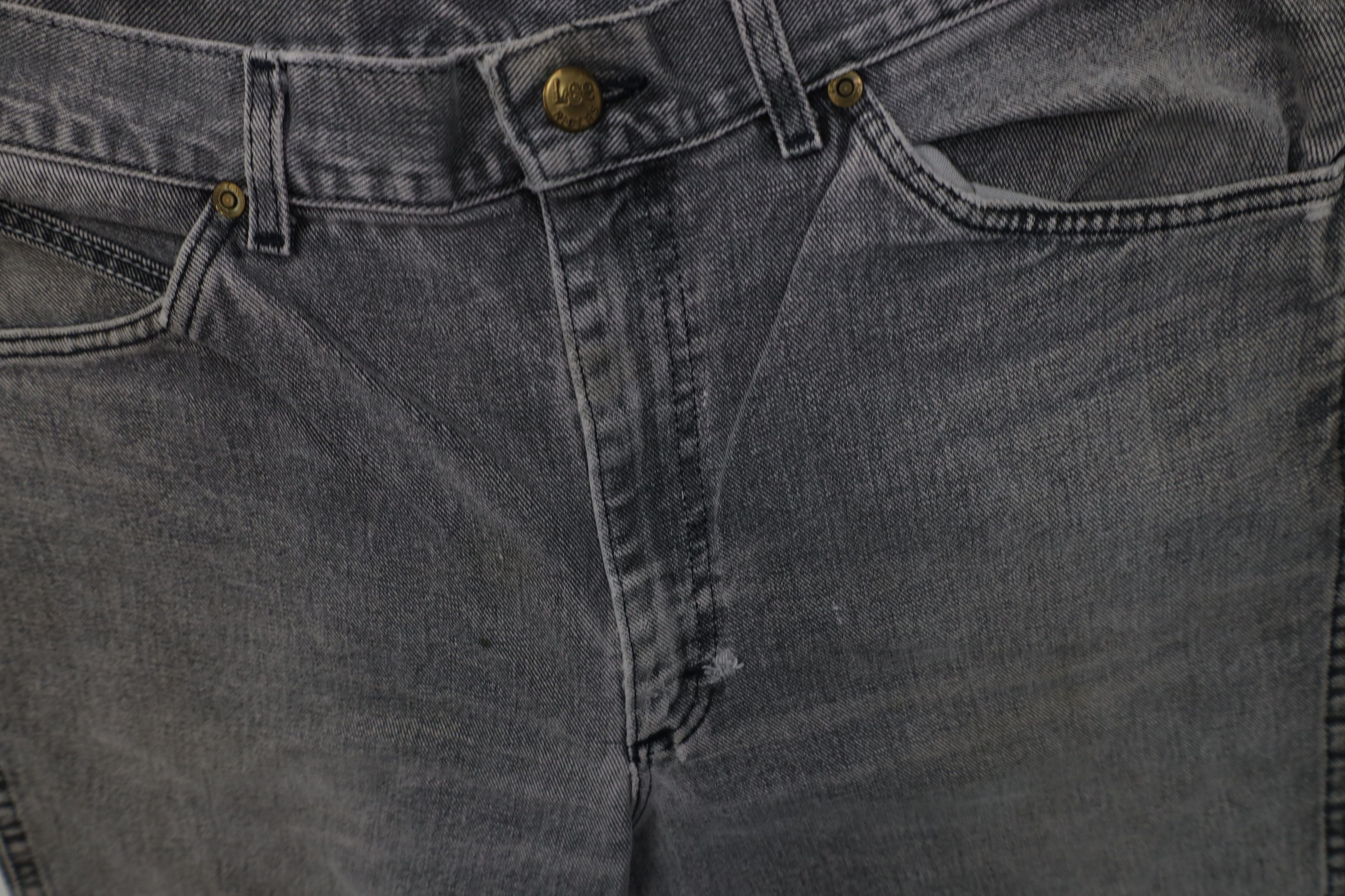 Lee Vintage 90s Lee Straight Leg Denim Jeans Gray Cotton USA Size US 34 / EU 50 - 8 Thumbnail