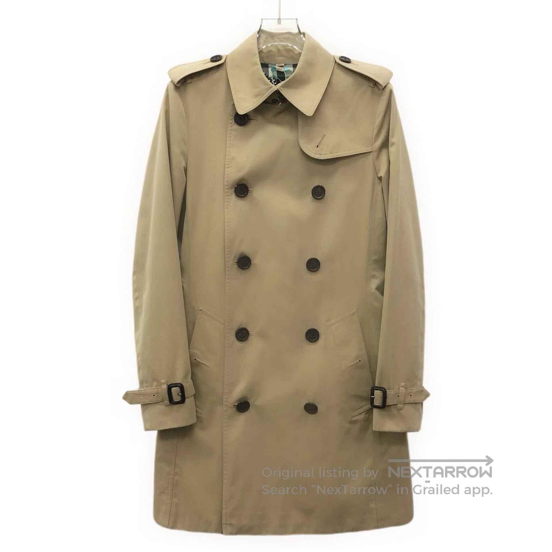 Burberry Burberry Brown Lapel Double-breasted Long-sleeve Belted Tr Size XS / US 0-2 / IT 36-38 - 1 Thumbnail