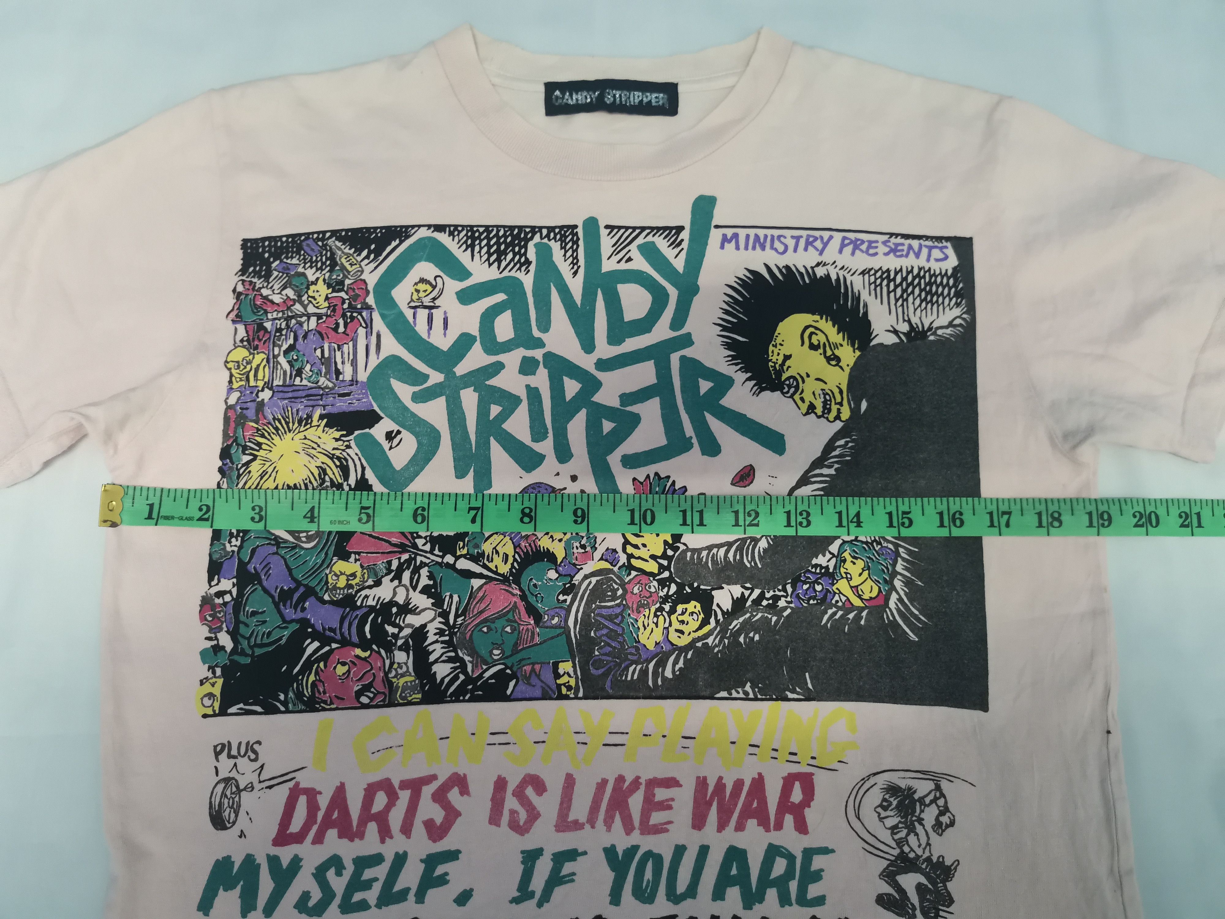 Seditionaries Vintage Candy Stripper Japan punk Tee Seditionaries Ministry Size US M / EU 48-50 / 2 - 6 Thumbnail