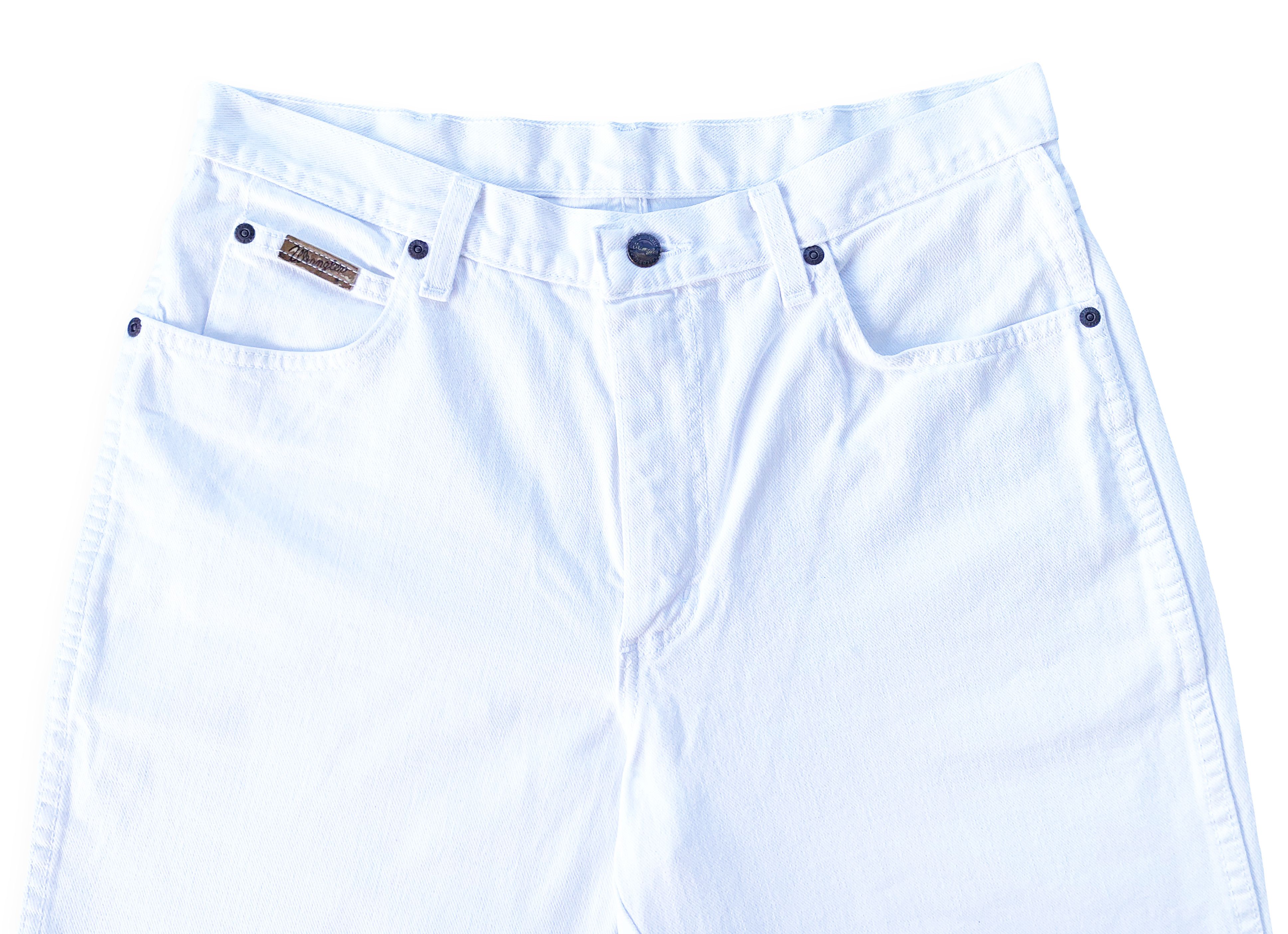 Vintage Vintage 90s WRANGLER shorts Denim Jeans Pants White Y2K / 33 Size US 33 - 6 Thumbnail