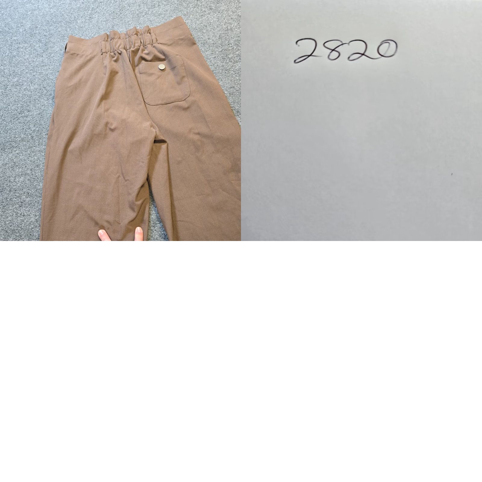 Vintage Ahtleta Pants Womens 0 Brown Skyline Plaid Pleated Taper Stretch Tapered Casual Jeans Pants Size 25" / US 0 / IT 36 - 9 Thumbnail